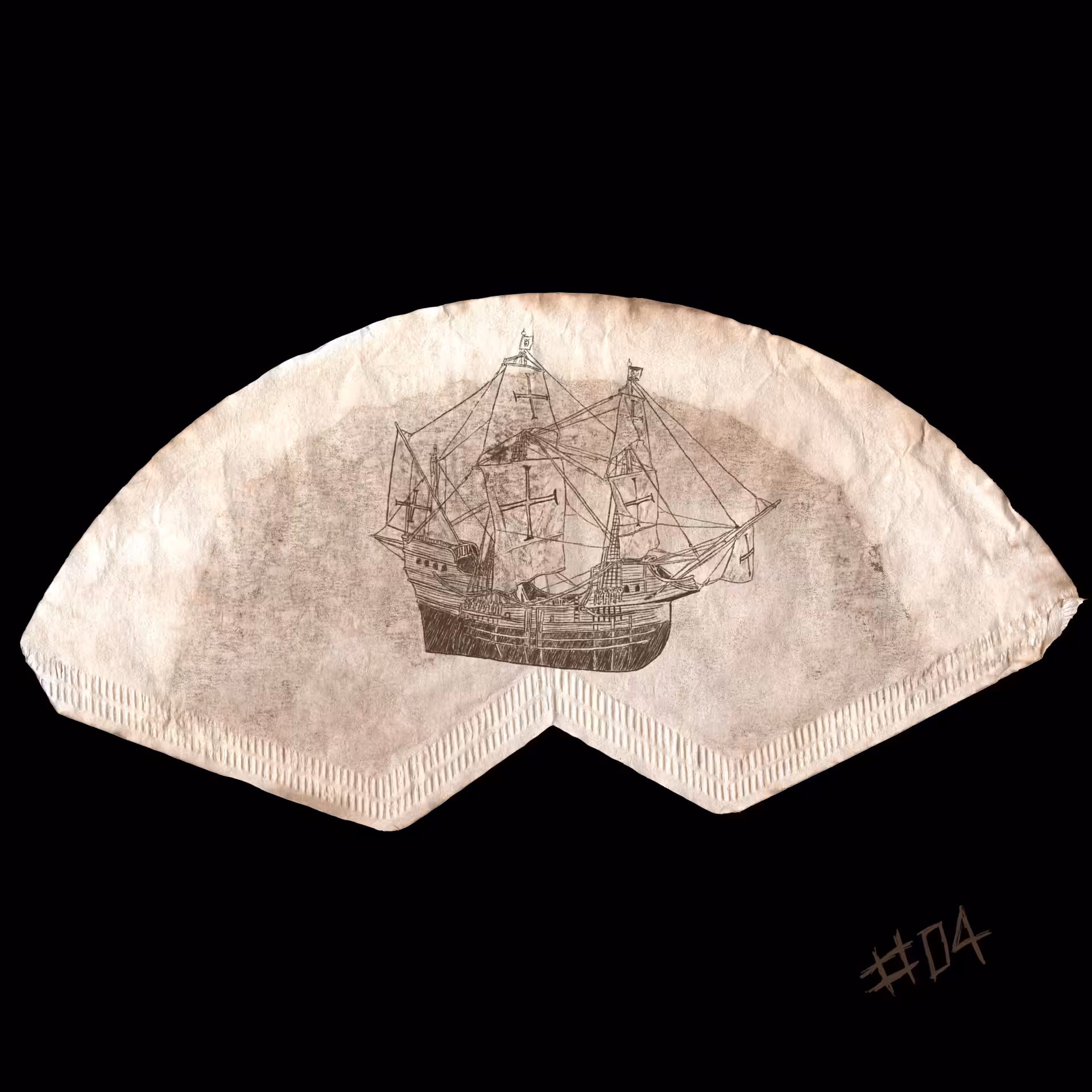 Coffee filter paper #04 - Ship