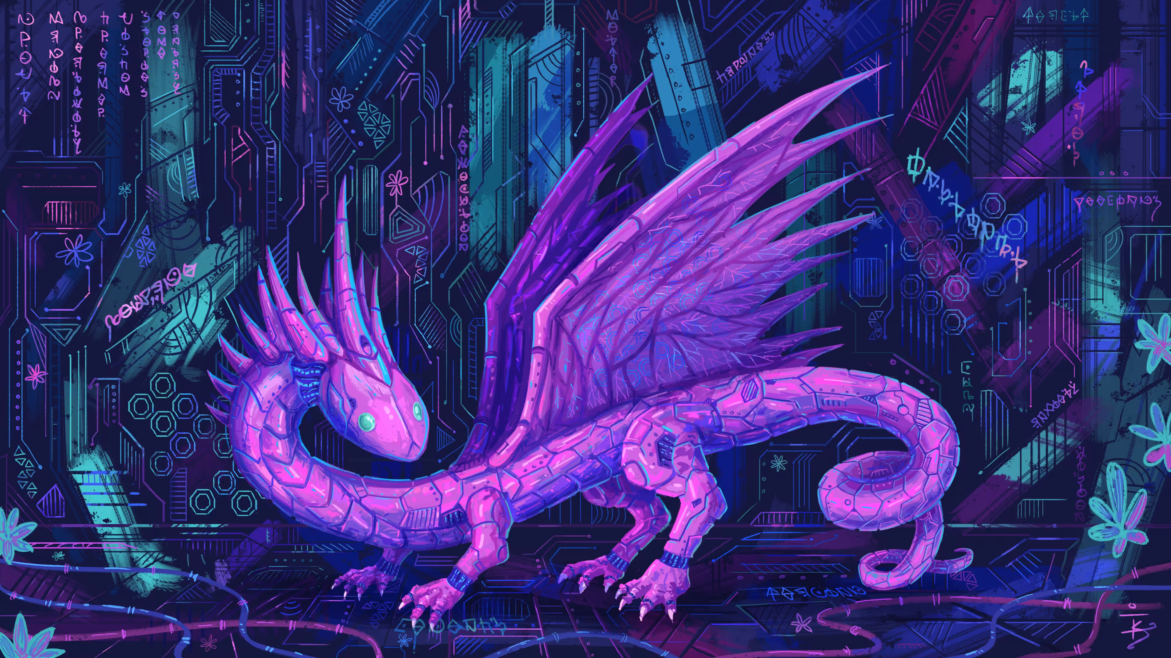 Winged Draxolotl