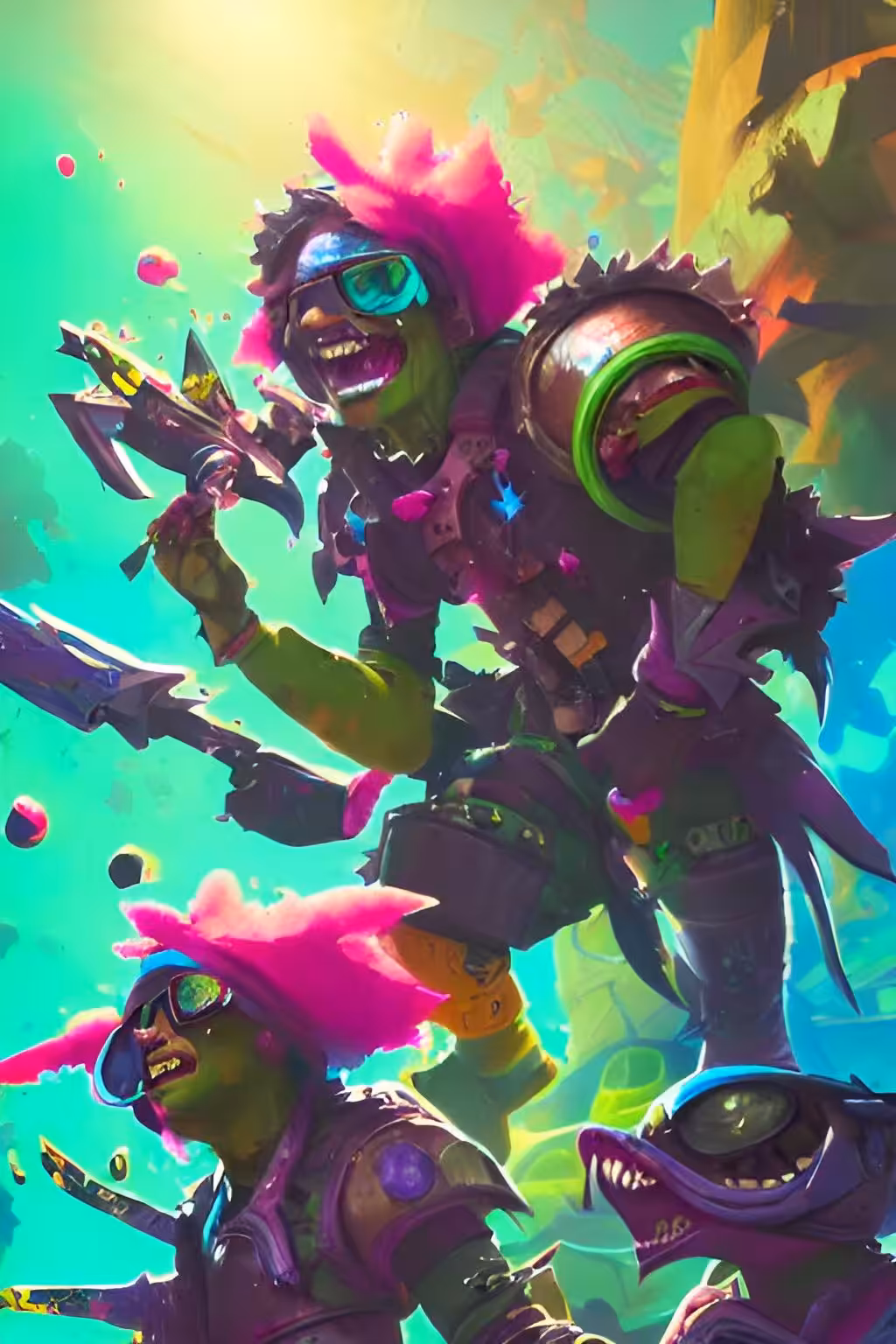 Splatter Punks Green #2