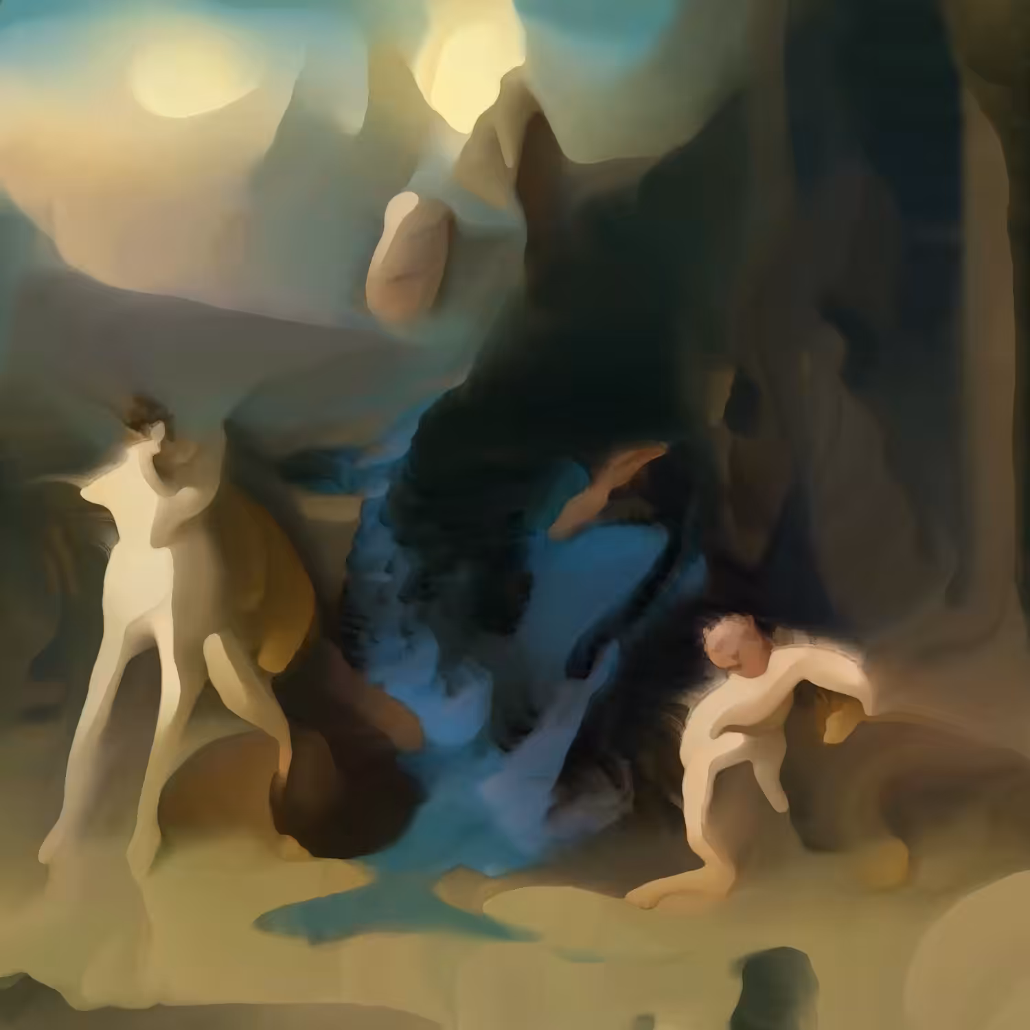 The Holy Family in Meditation