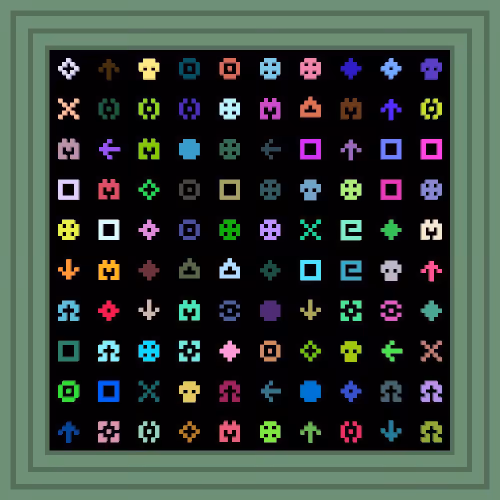 How I want a drink, alcoholic of course :: Procedural Symbols #289/1000