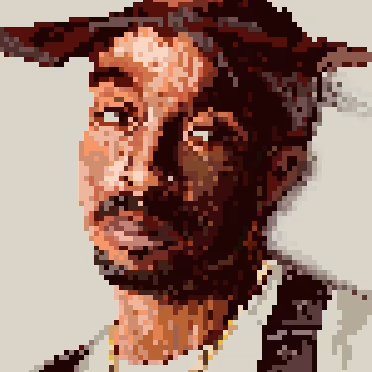 Tupac Shakur Pixel Art