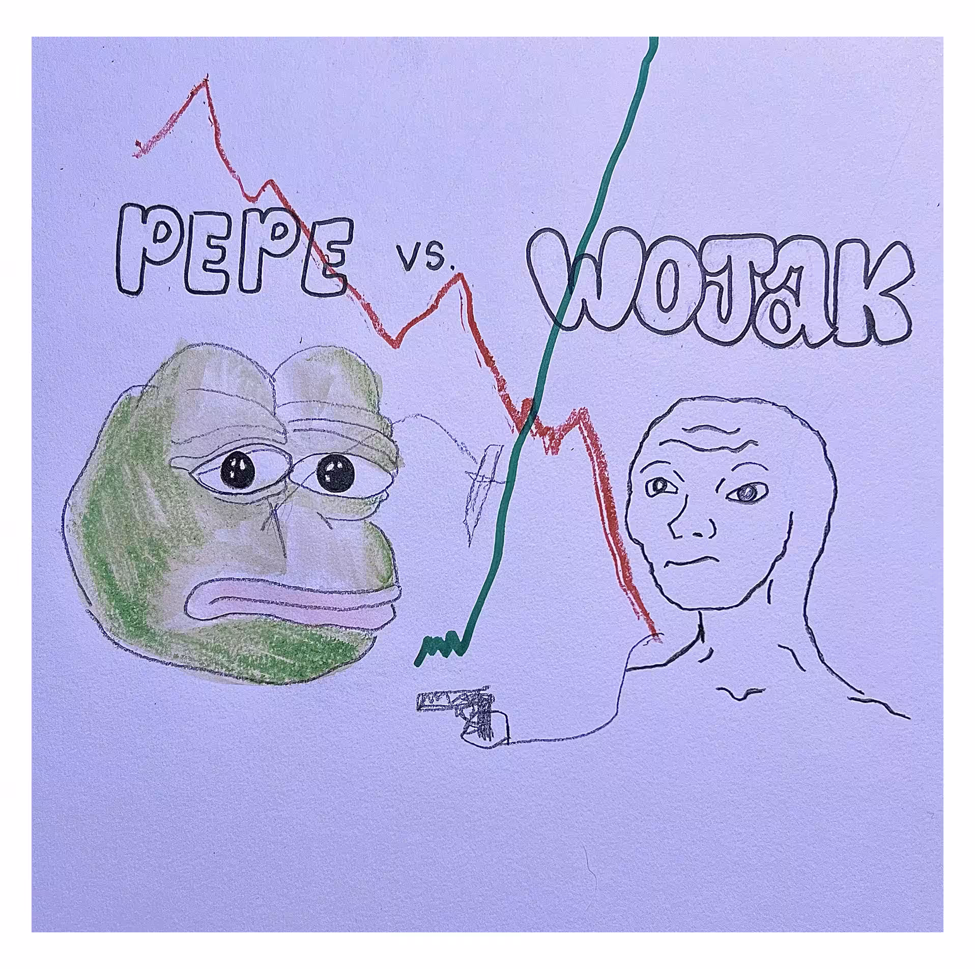PEPE vs. WOJAK