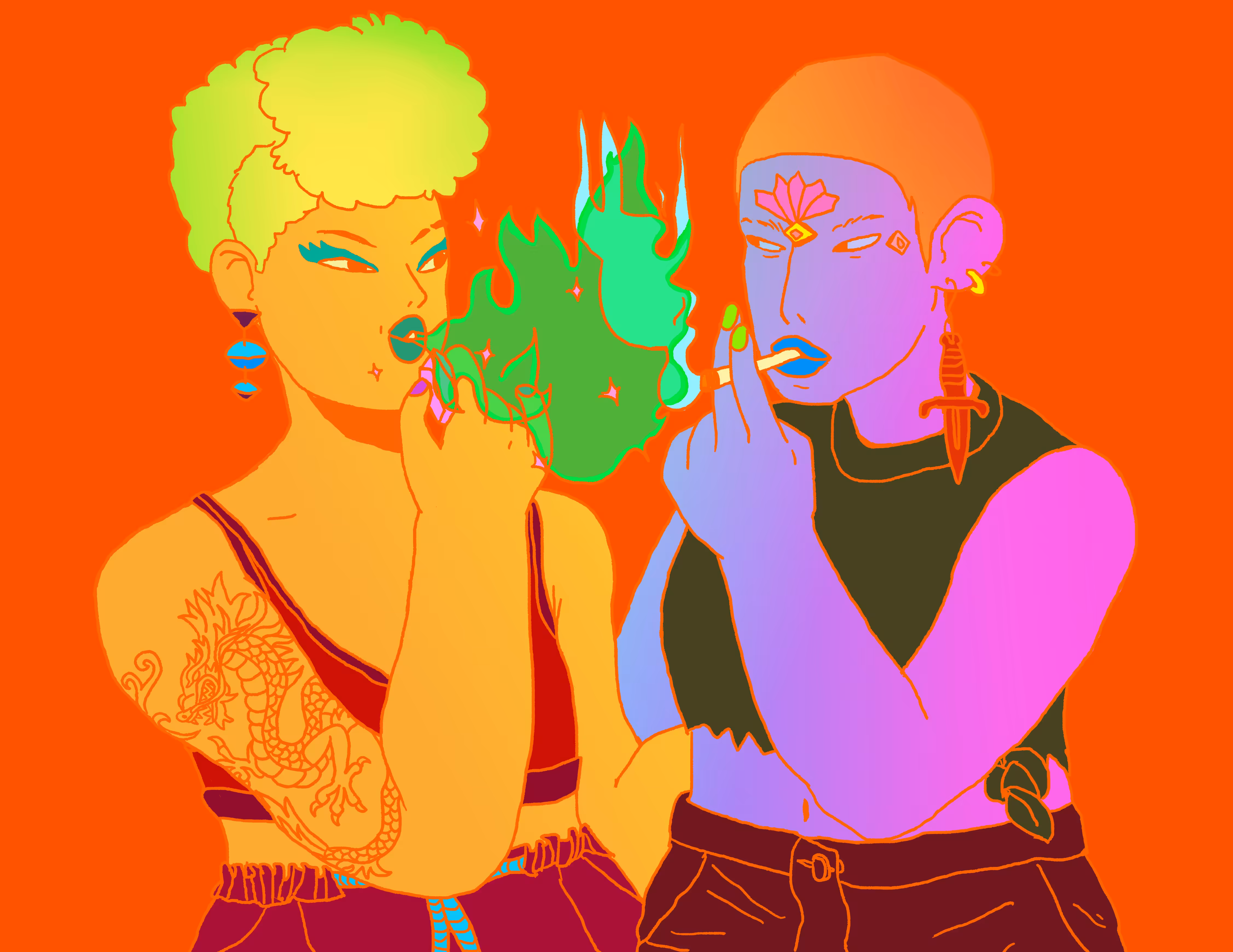 Flaming Glow