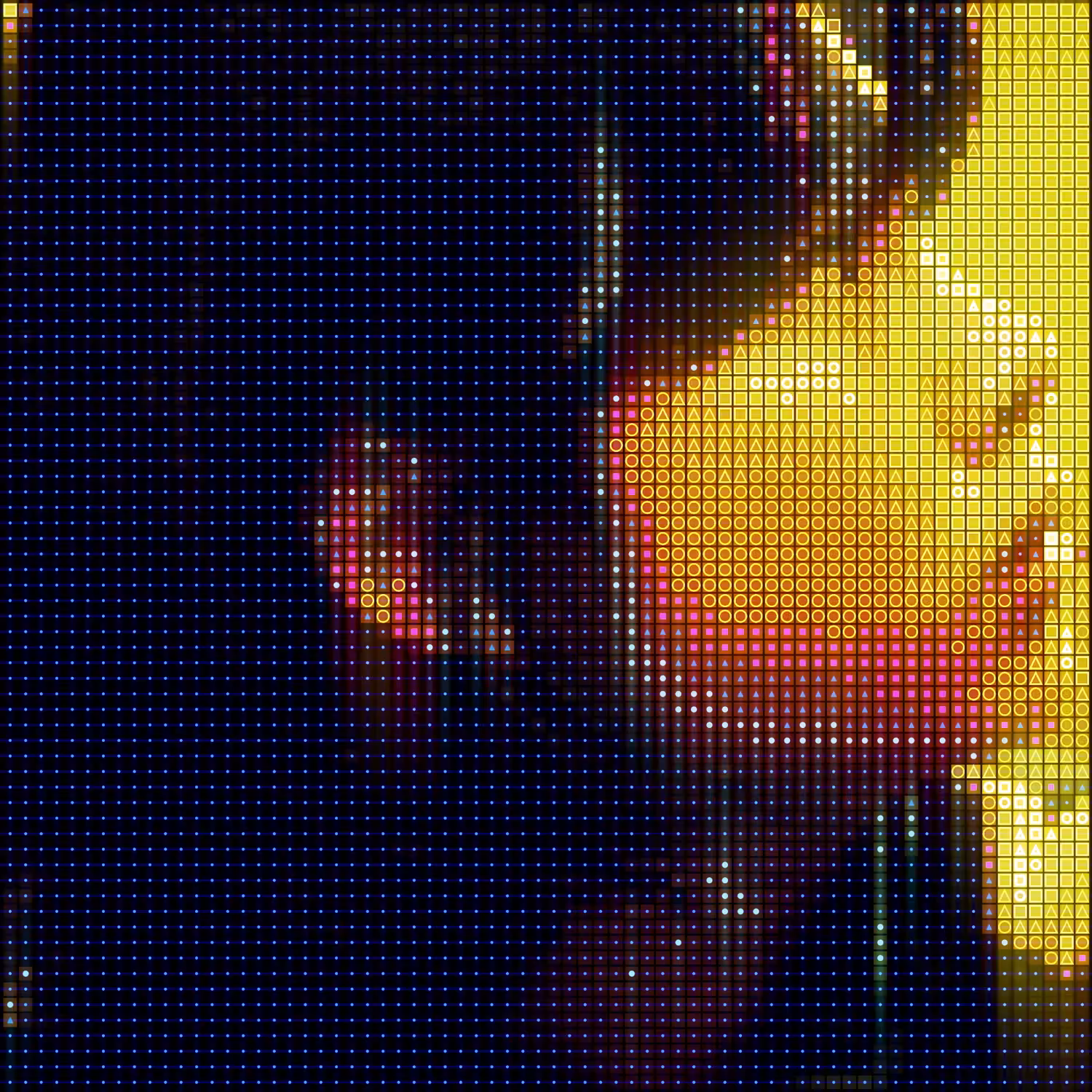 Player 67 from the ASCII GAME - ◎ △ □