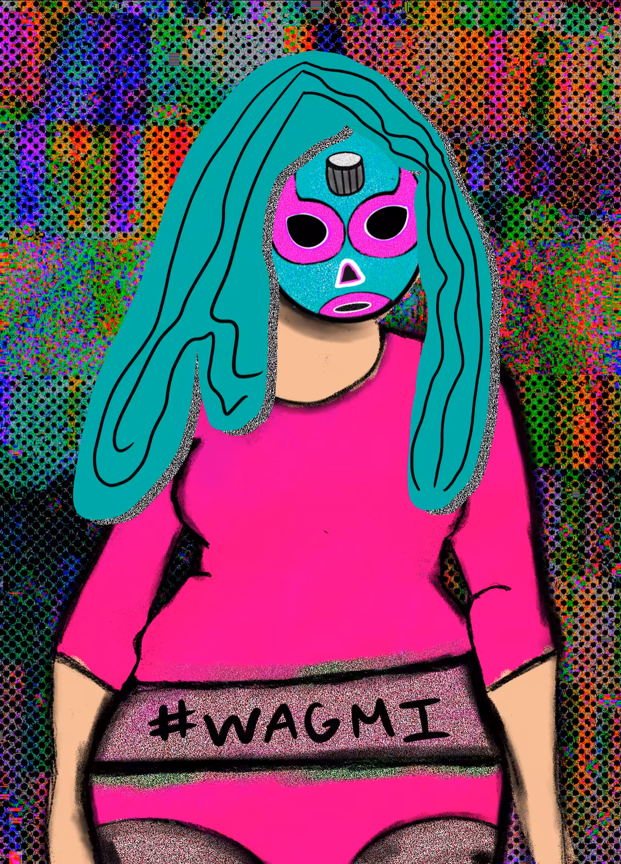 NFT luchadora #80