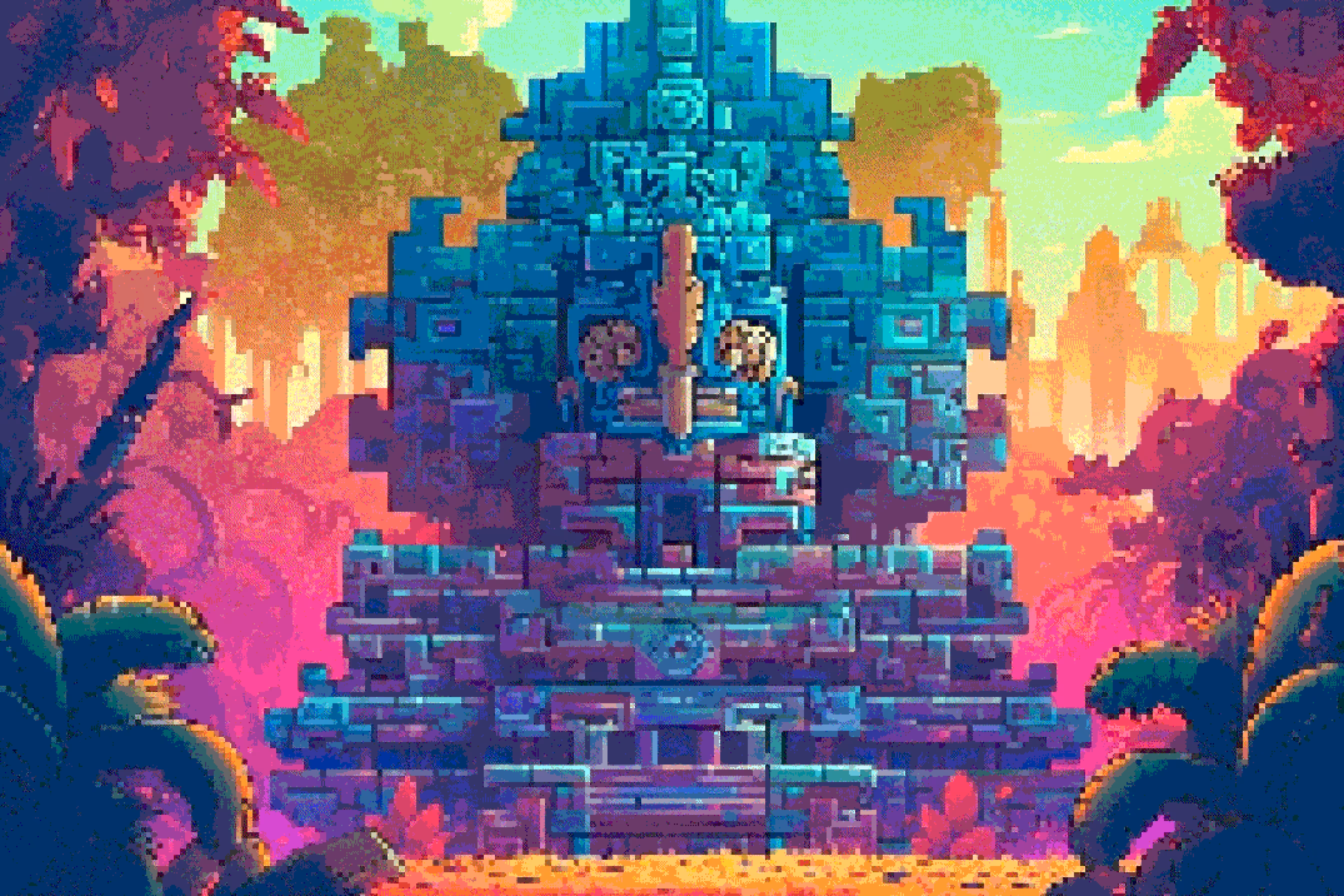 Pixel Mayan Fantasy