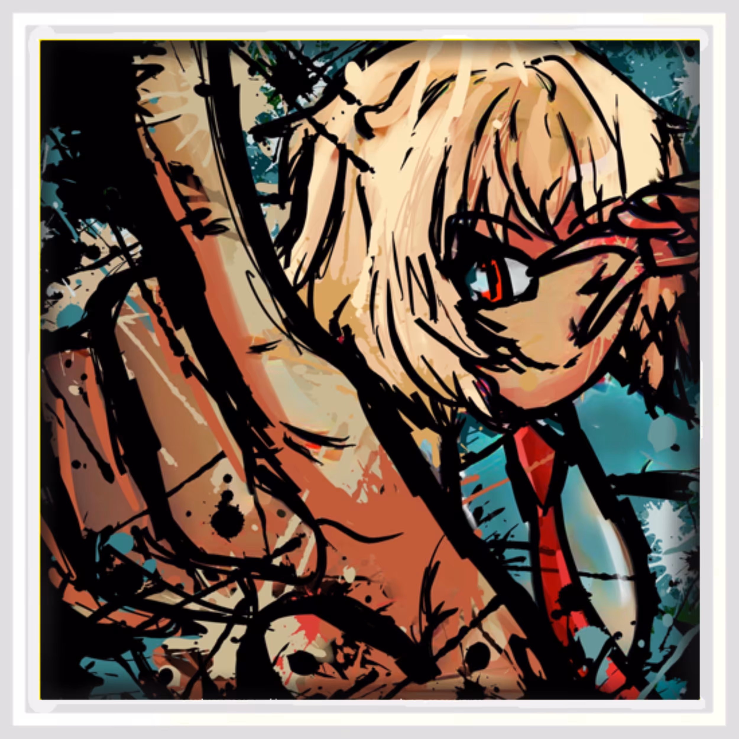 May's Rebellion White Frame