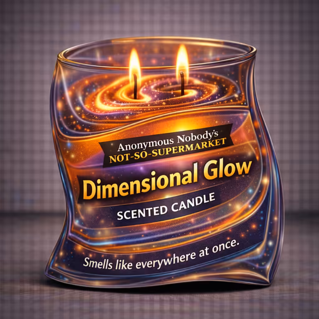 Anonymous Nobody’s Not-So-Supermarket: Dimensional Glow Scented Candle