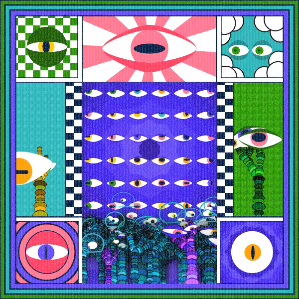 Zebra's Mirror #1 [p5.js] #21