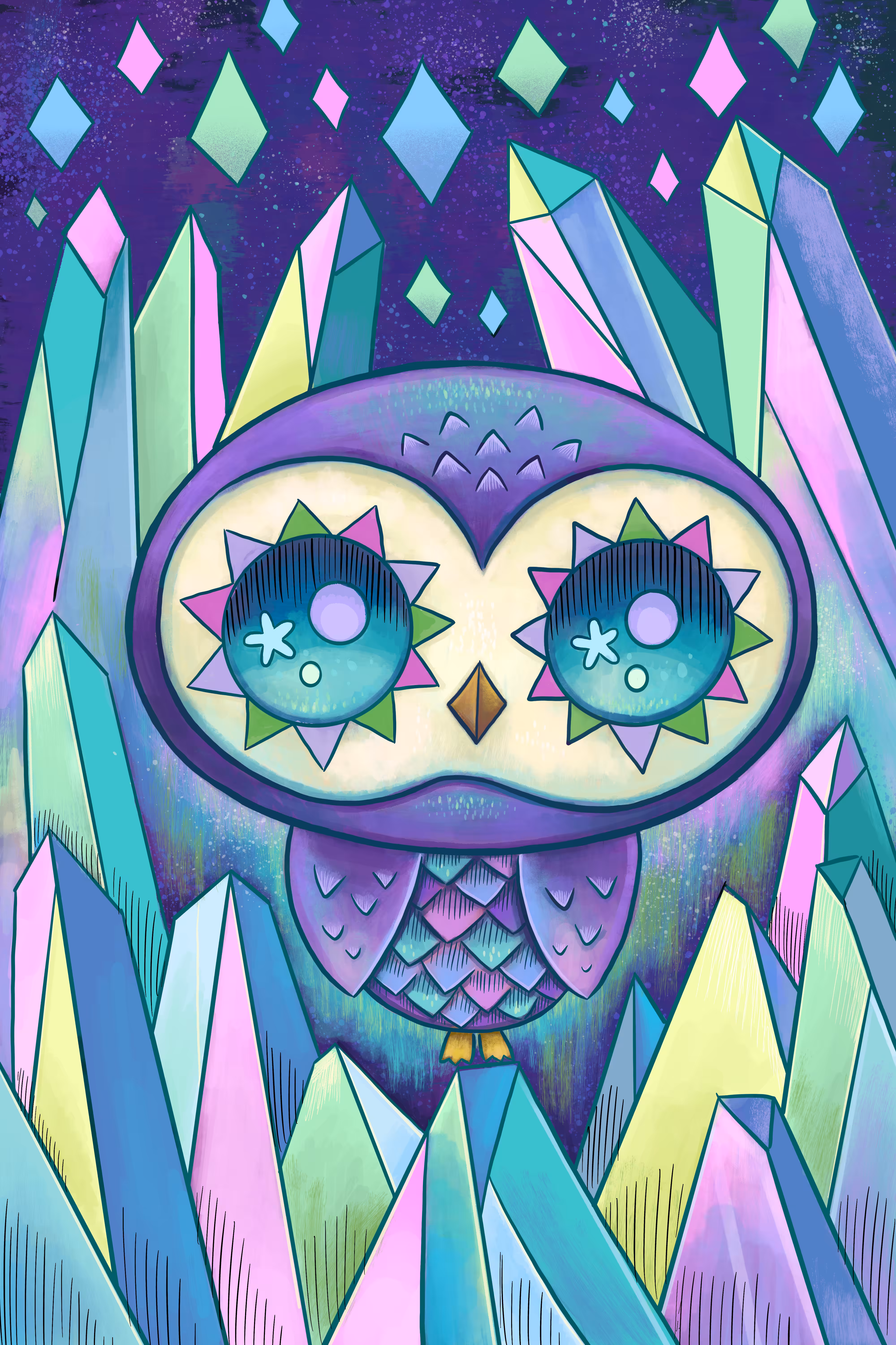 Crystal Cripto Owl