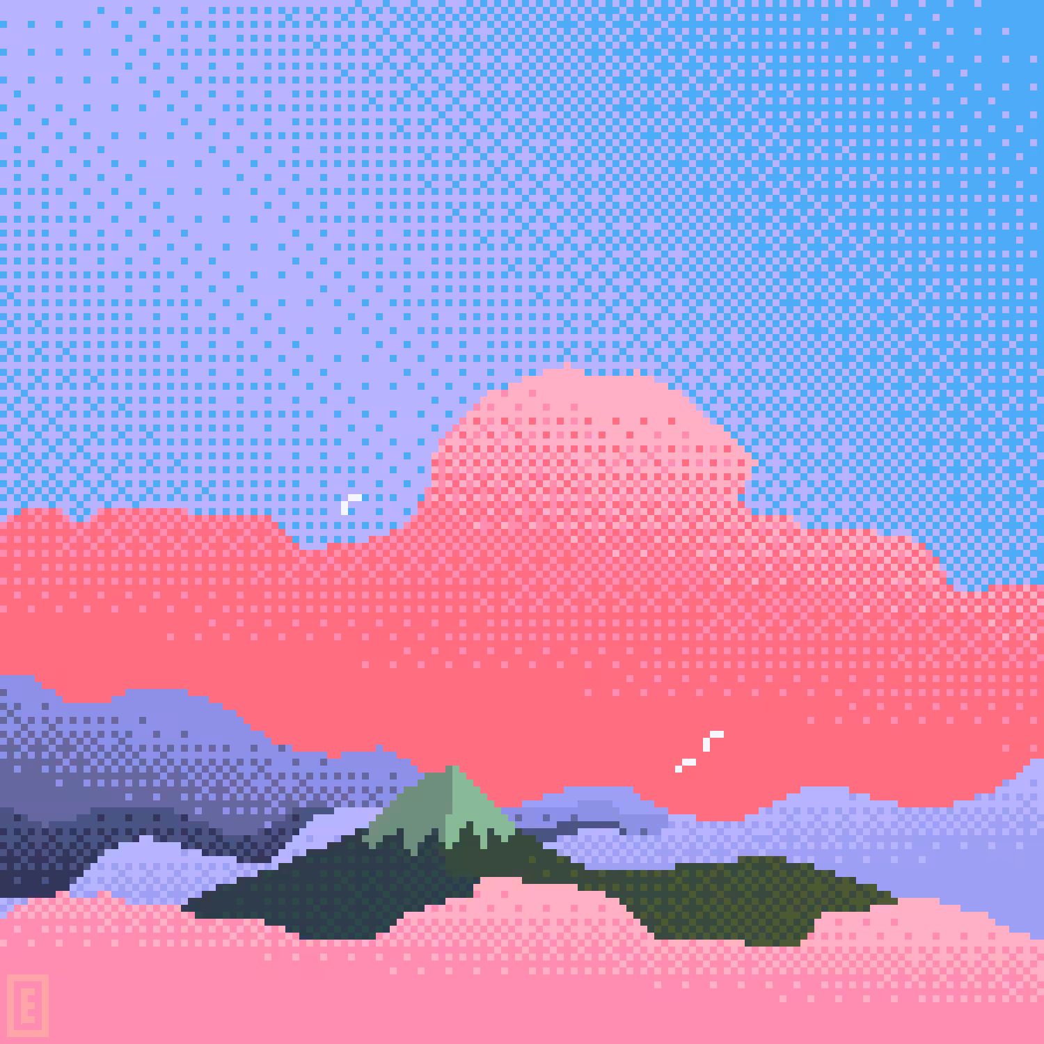 Cotton Candy Clouds