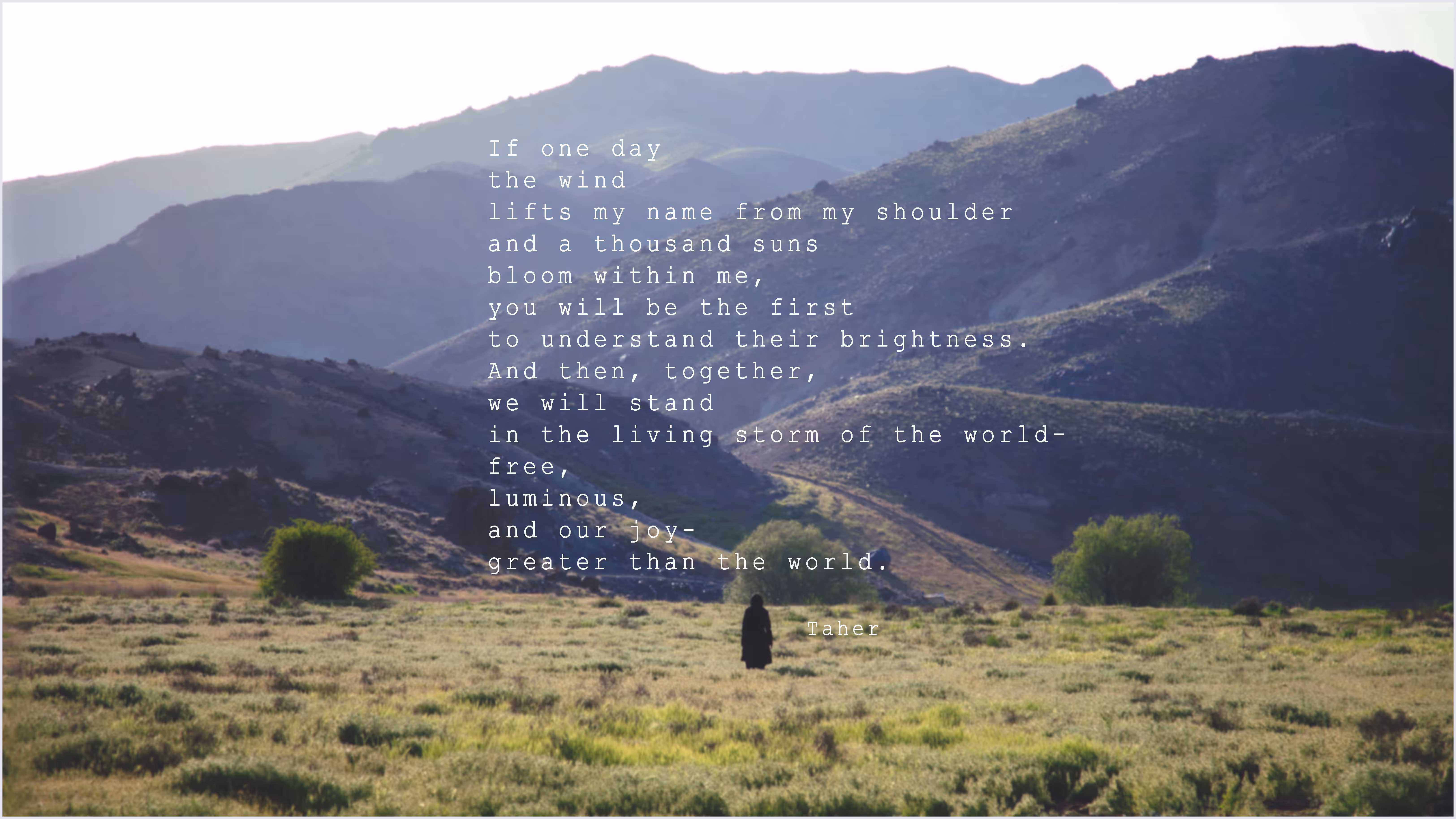 Poems: If one day