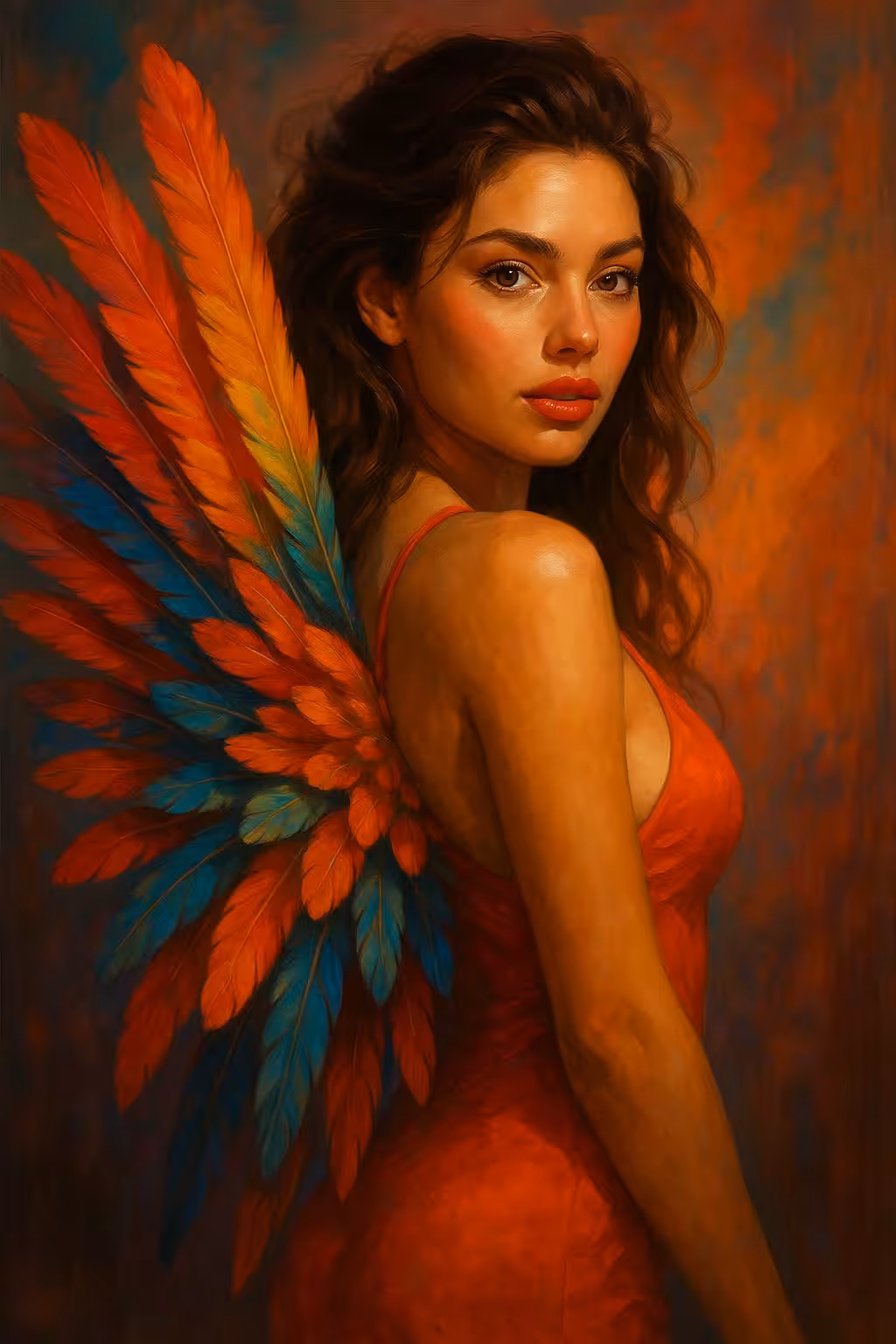 Fiery plume