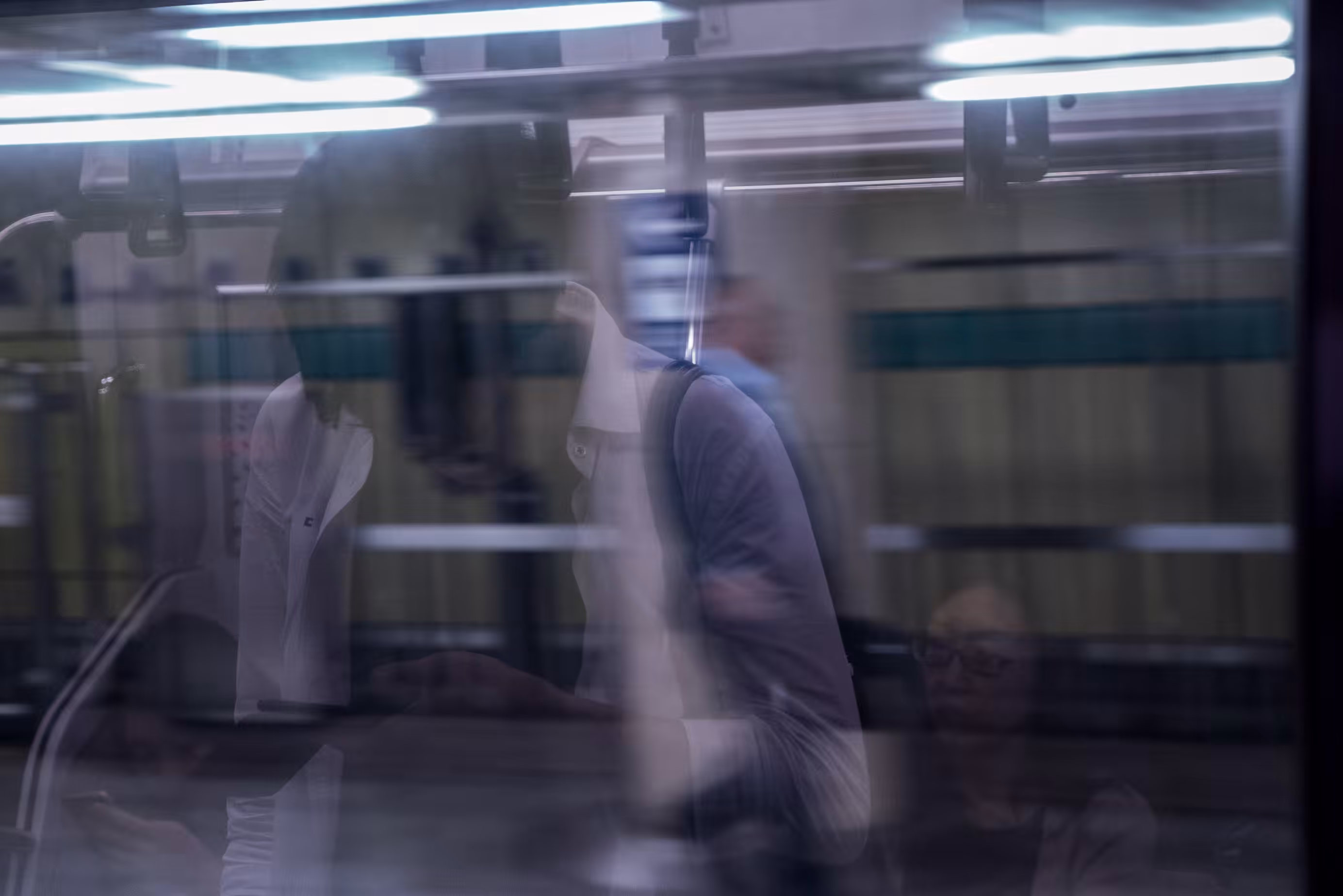 Boy in the Tokyo Metro