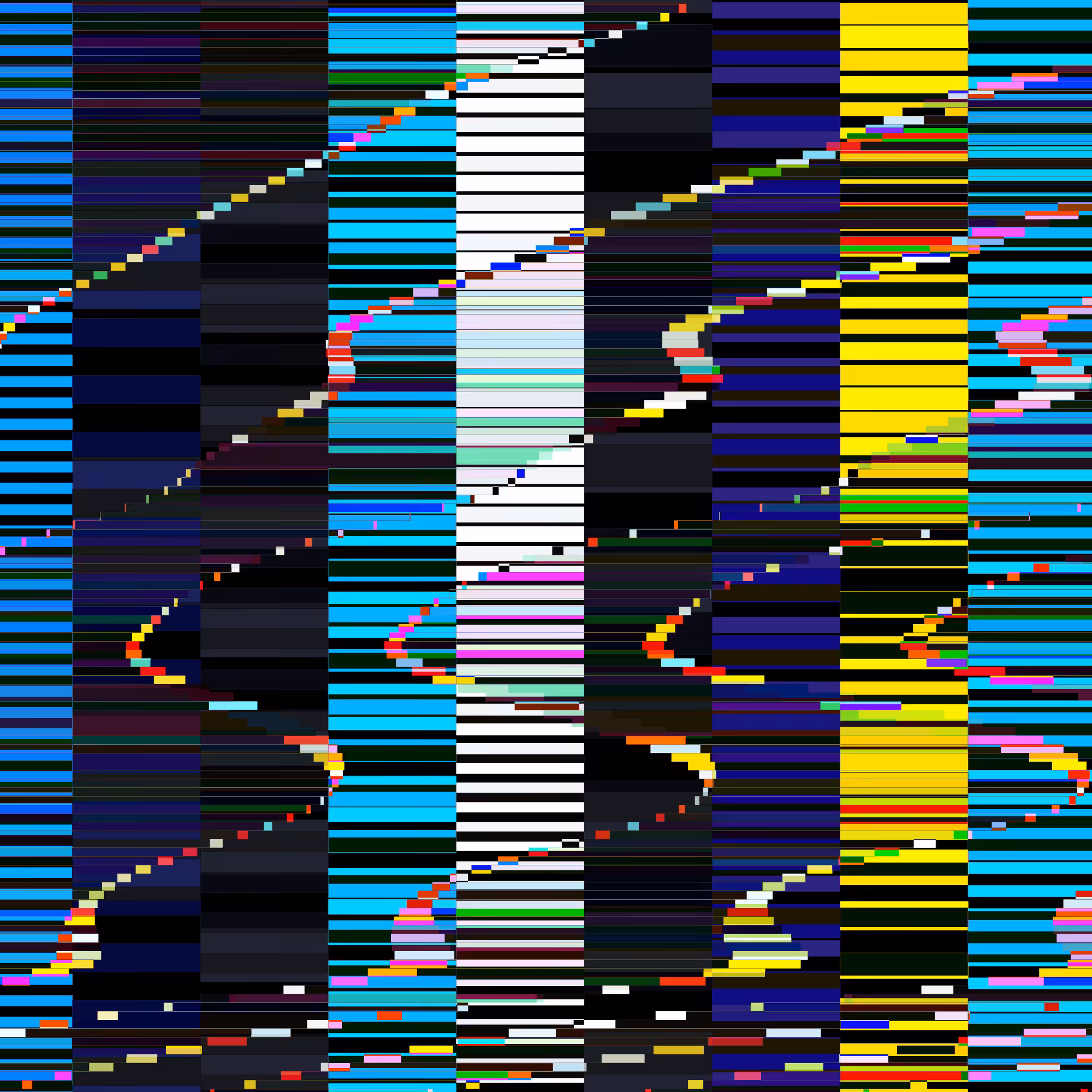 Glitchometry Stripes #25