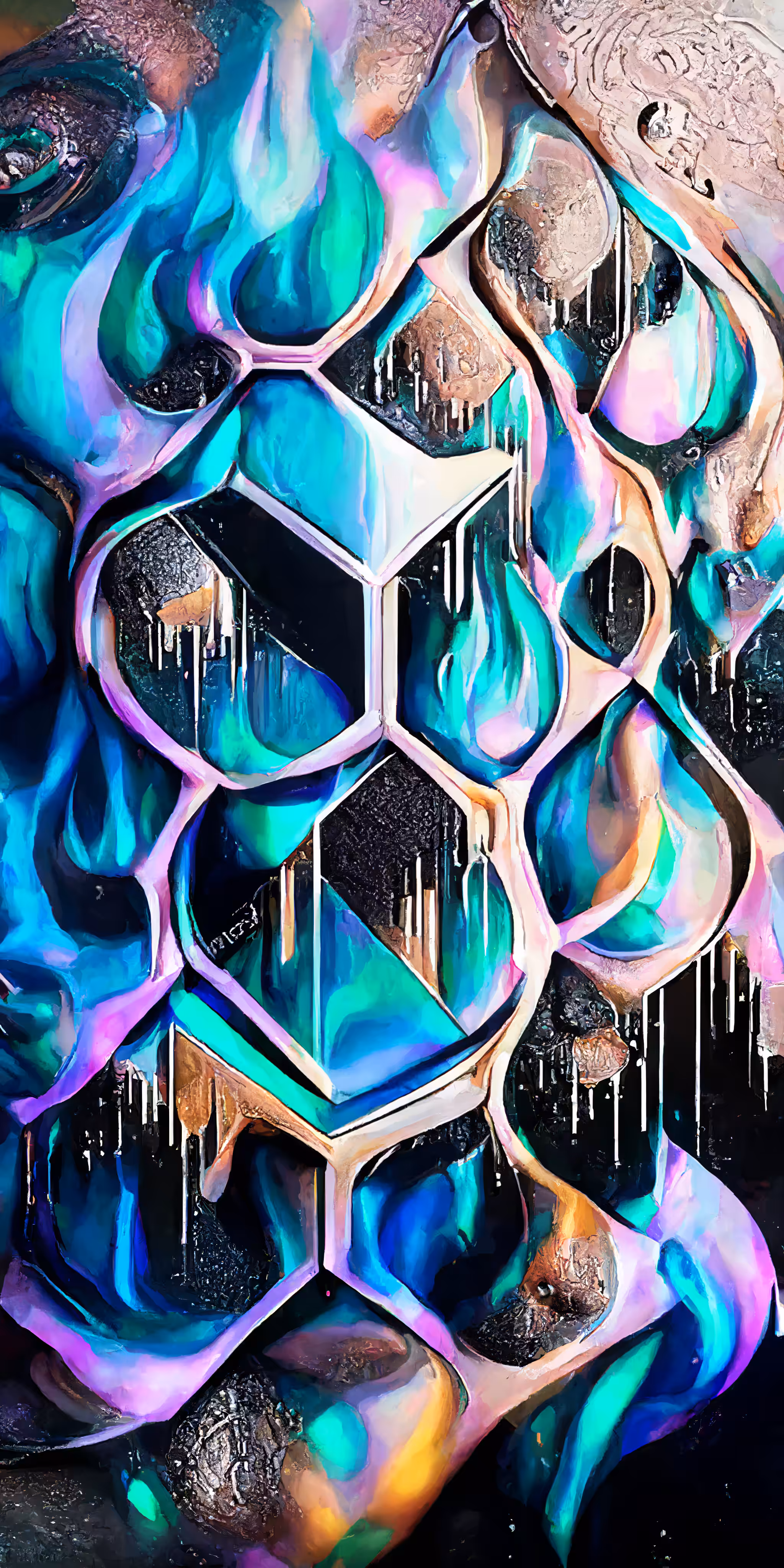 Honeycomb Drip #6