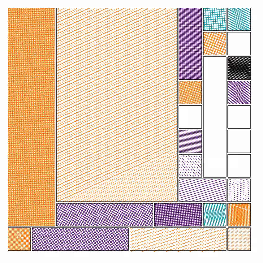 Strips layouts - Hatching #1