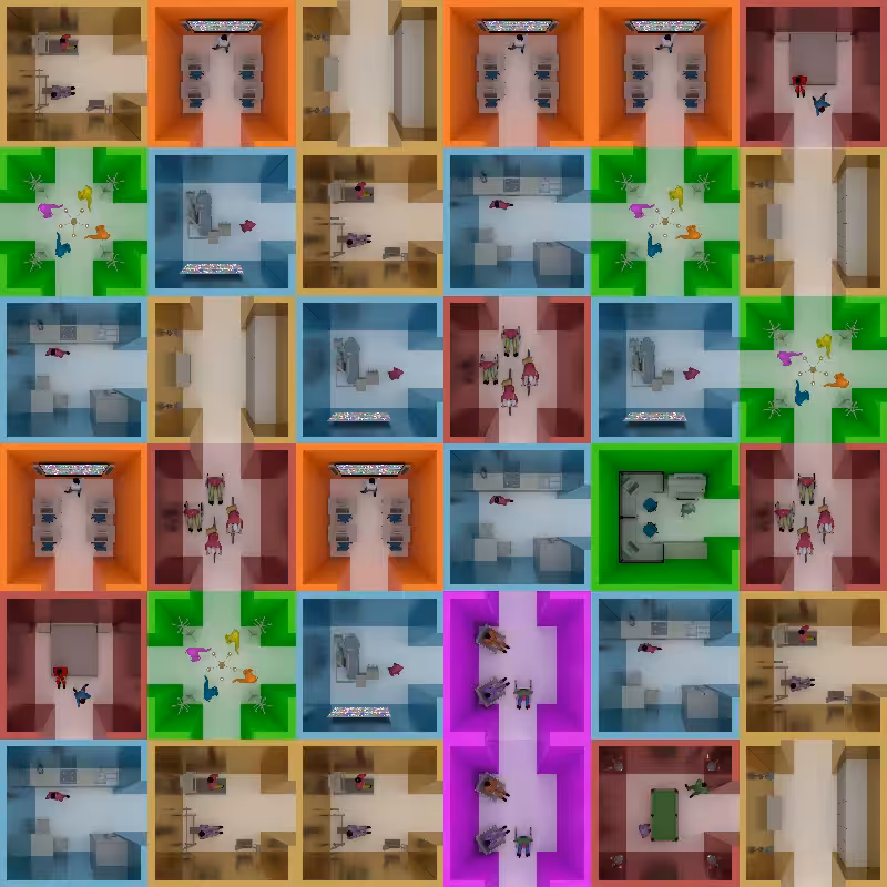 Harlequin block building 2.0 #1