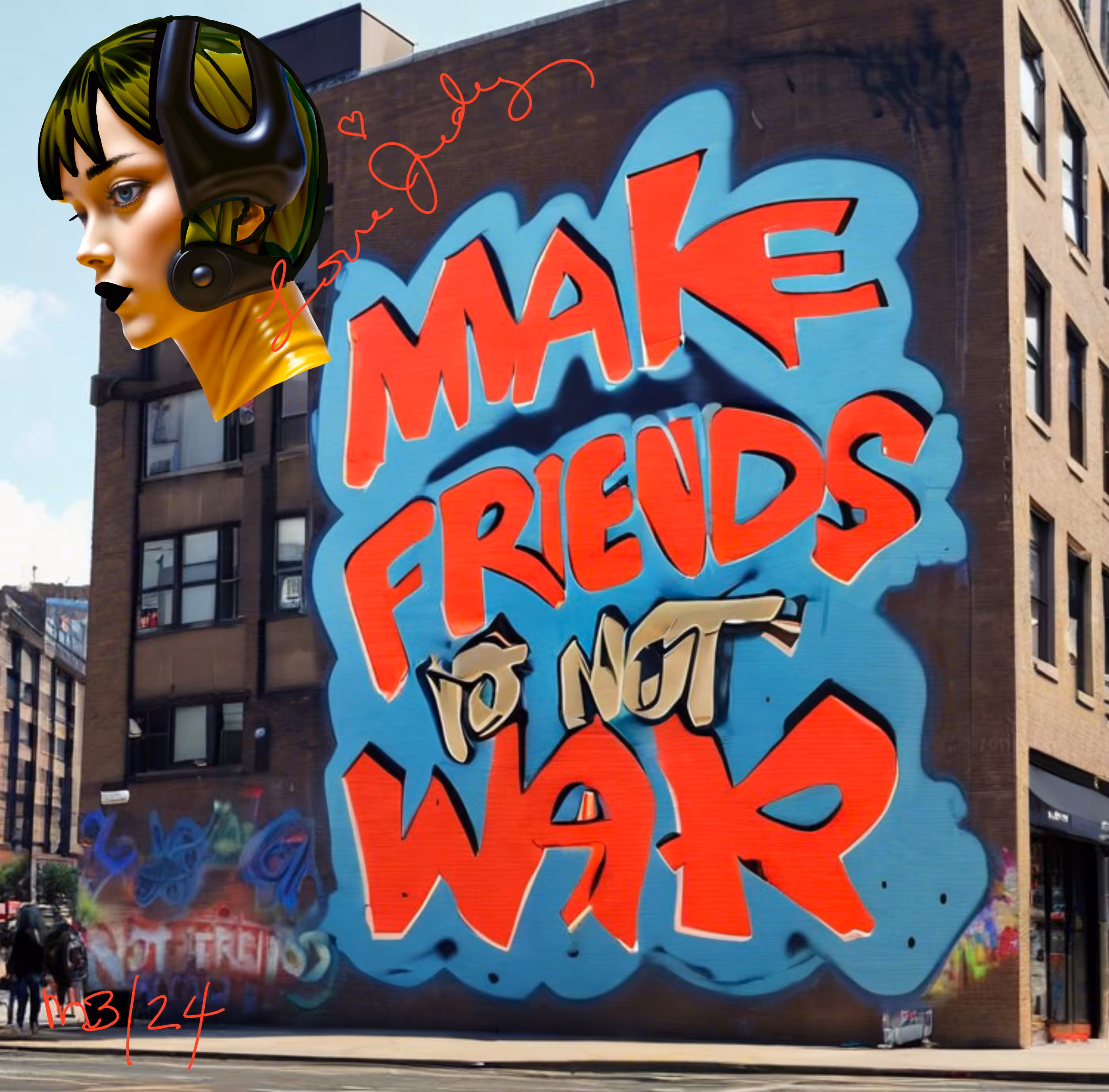 Make friends not war