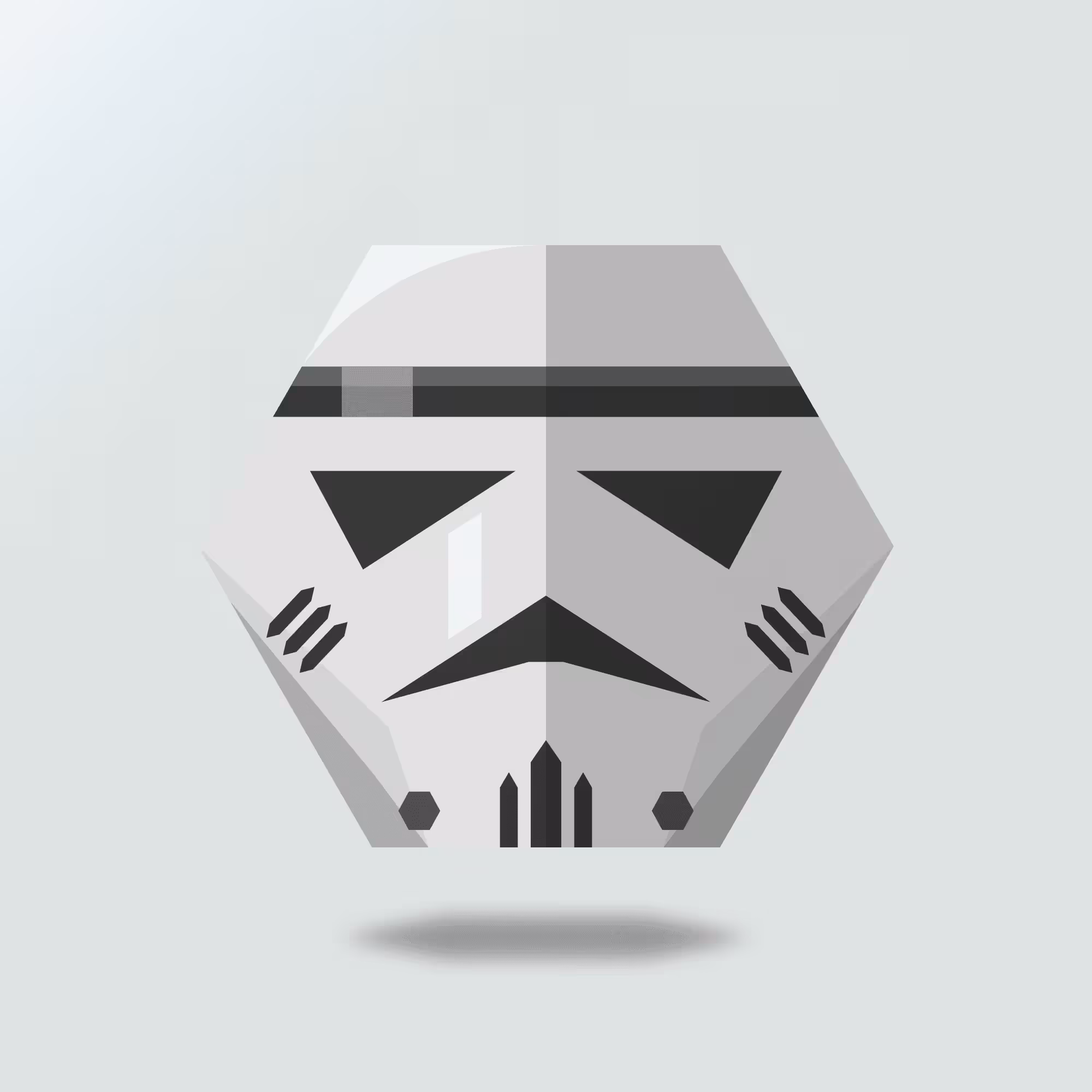 #03 - Stormtrooper | Hexagons