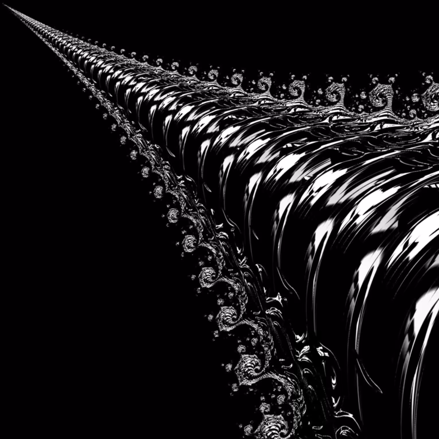 fractal black and white