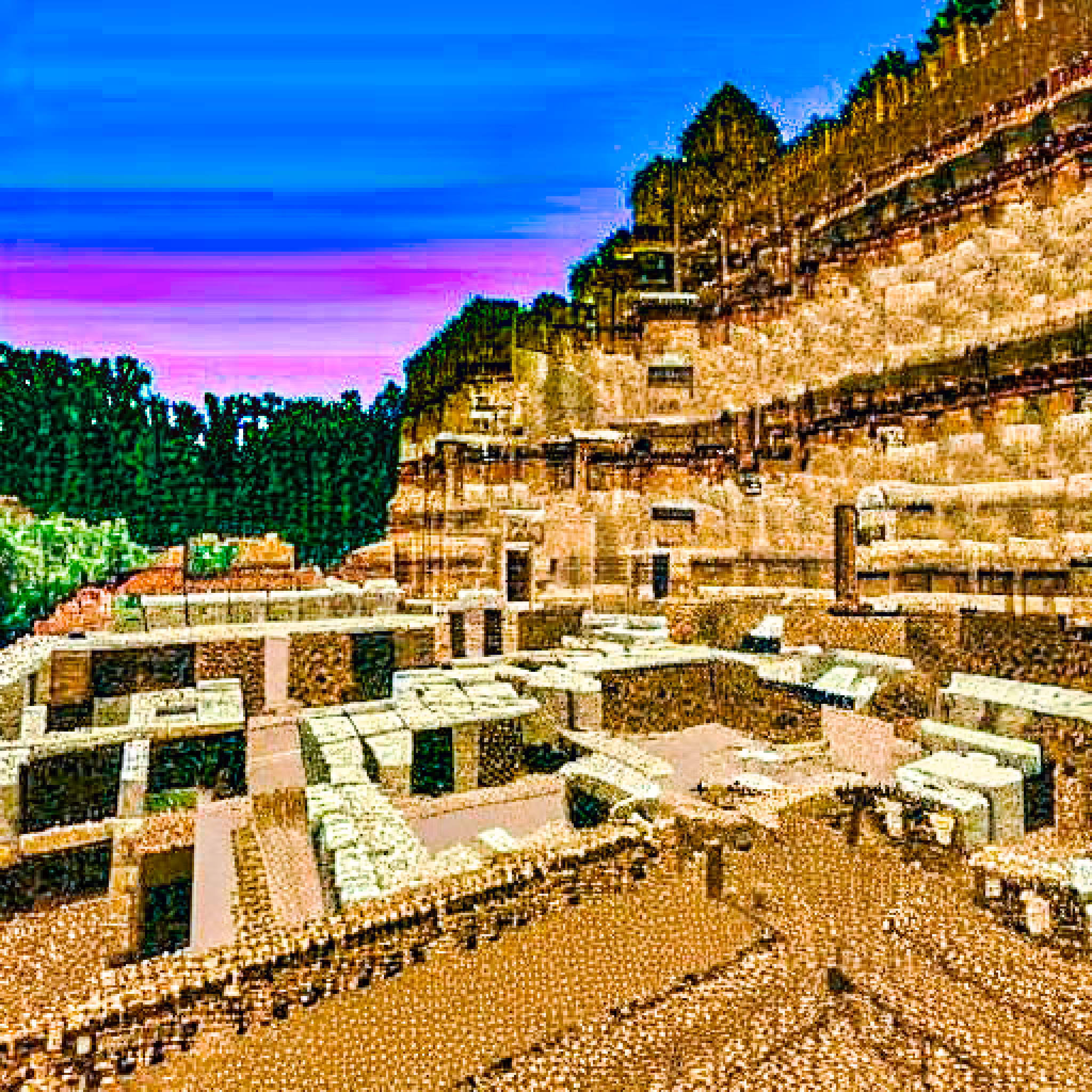 Ruins in Haze