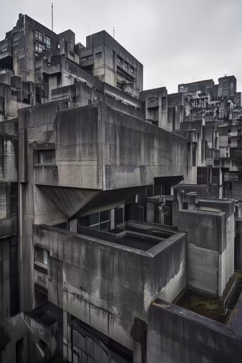 The Happy Valley: Cement houses