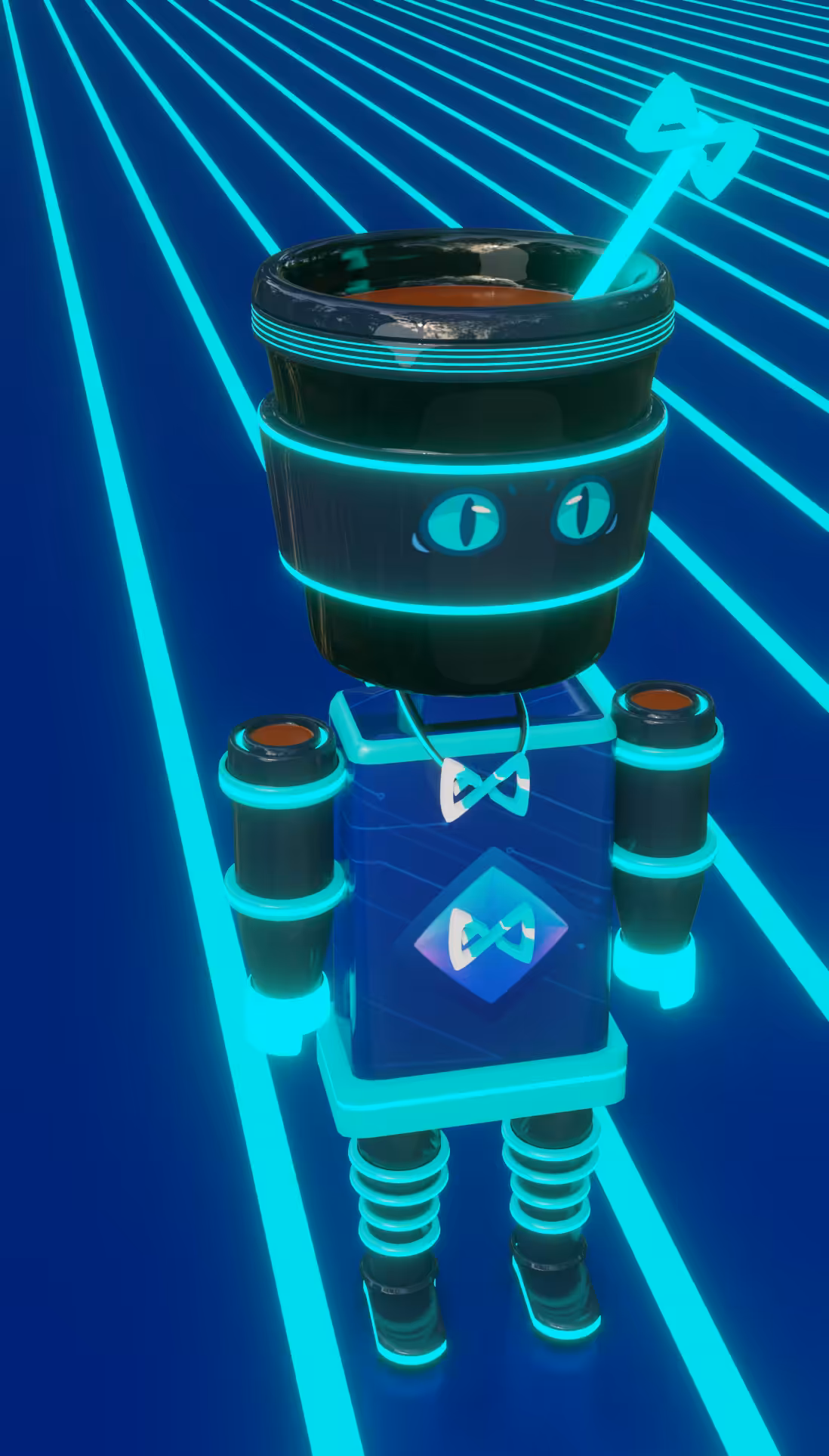 Axie Infinity Coffee Mascot