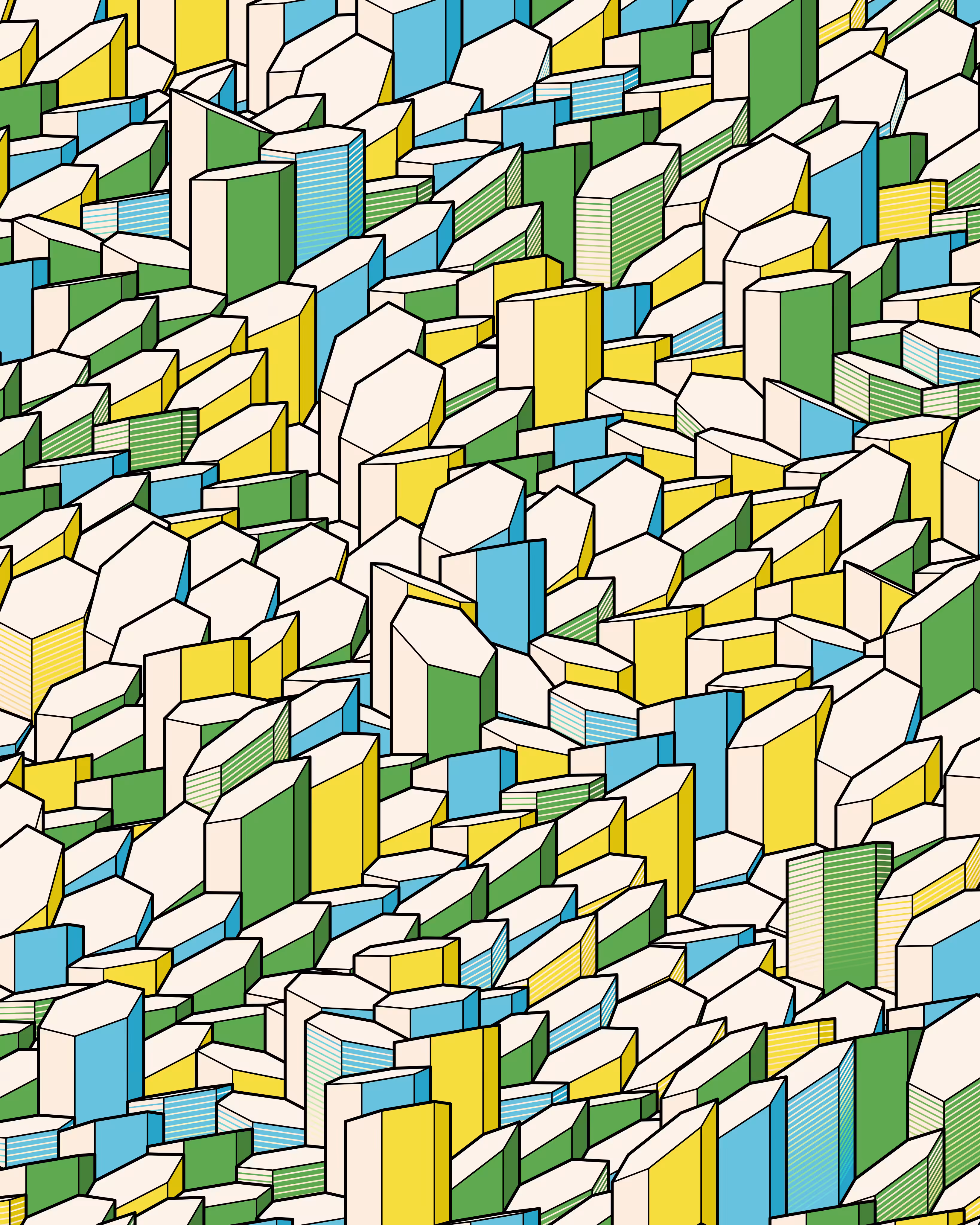 Hexagones Landscape #91