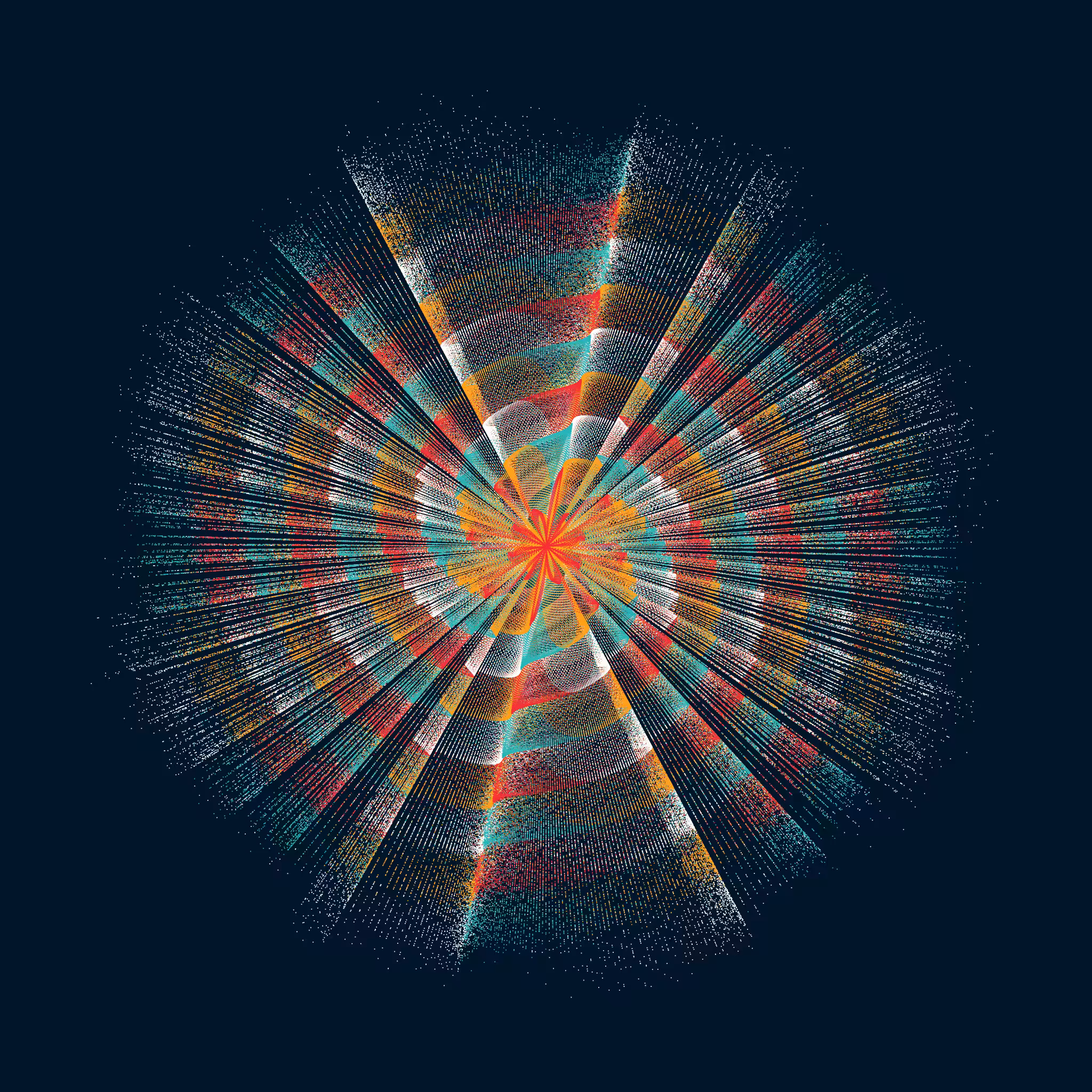 CIRCULAR MURMURATIONS #124