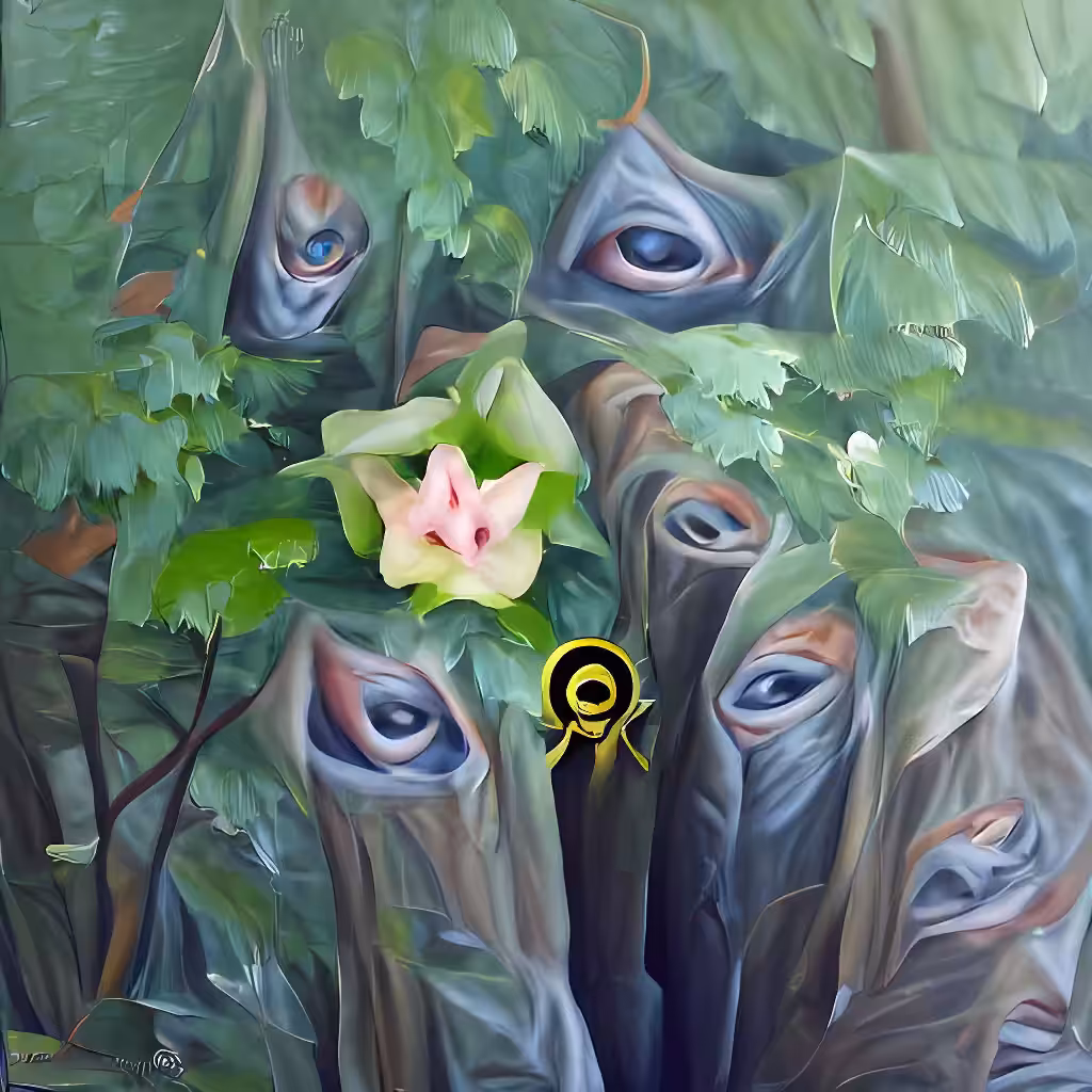 The Garden Of Ai Delights: Unfurl in the Quiet of the Shade