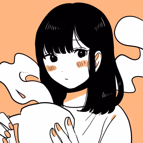 illustration_ainousoko: tea time girl 008