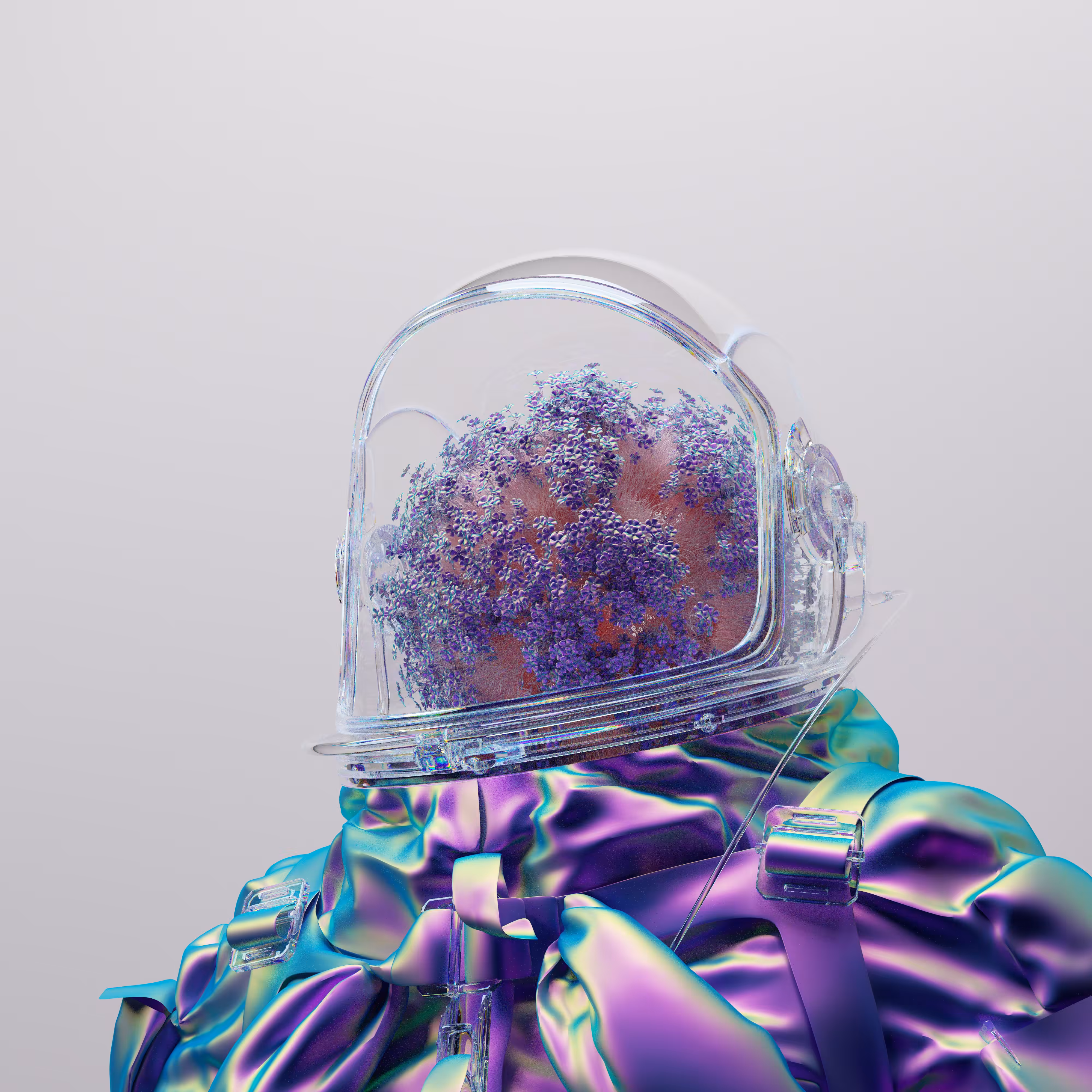 Portrait photograph from space man No.1