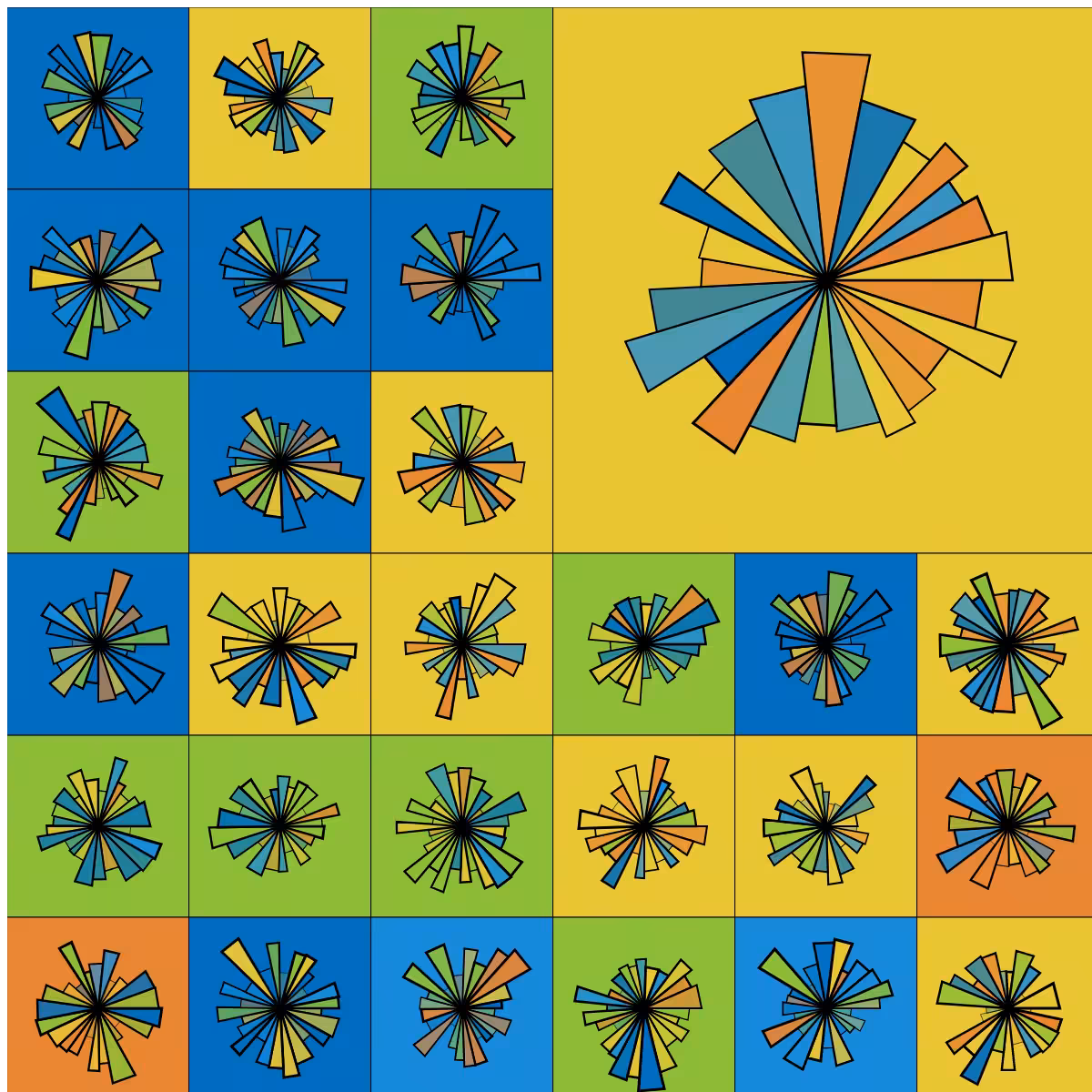 Dancing triangles #34
