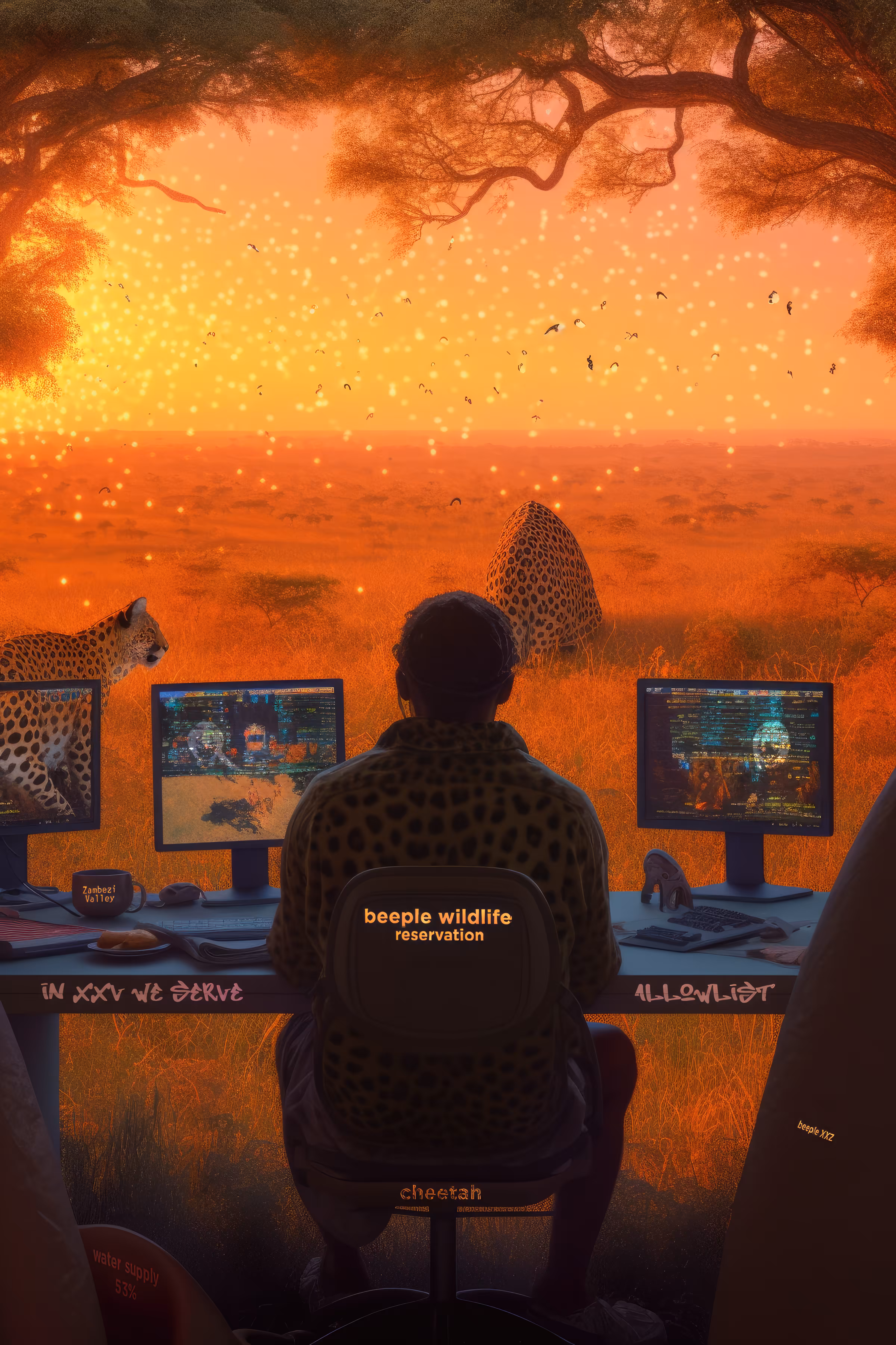 Beeple XXV: The Millionth Day: Beeple // Everydays: The Zambezi Cheetahs