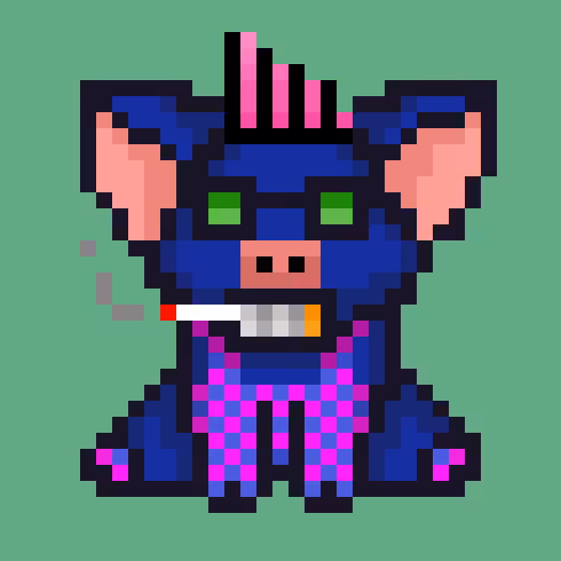 Punk Pig #00186