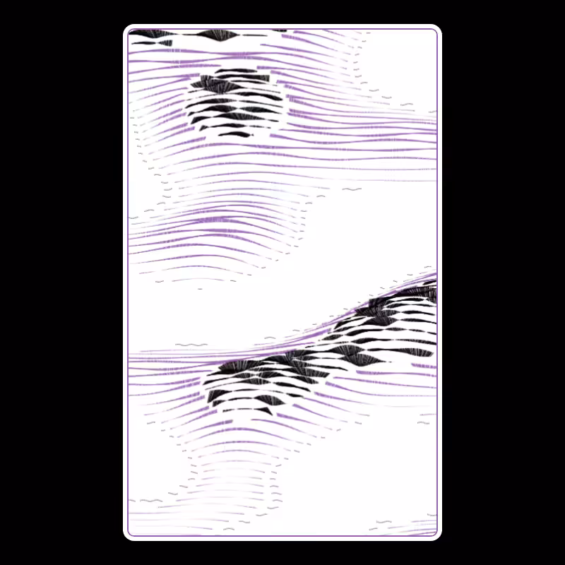 Topographic Playing Card #96