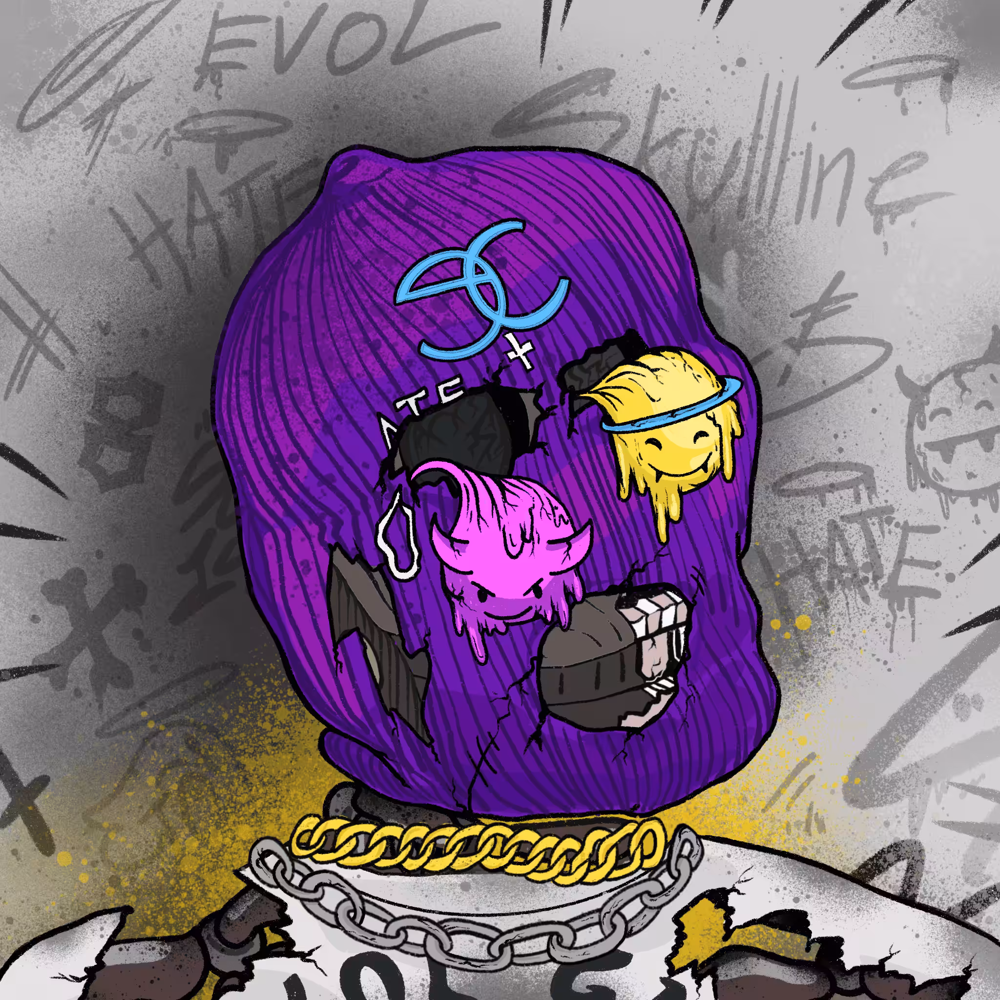Skullline #EVOLARTCOMP 01