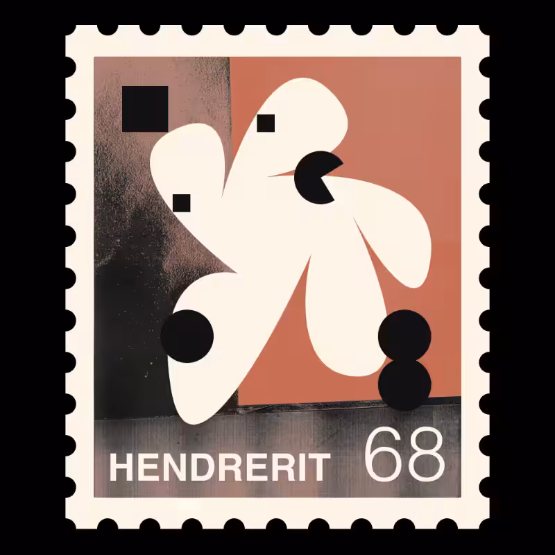 Postage stamp - Snowflakes #23