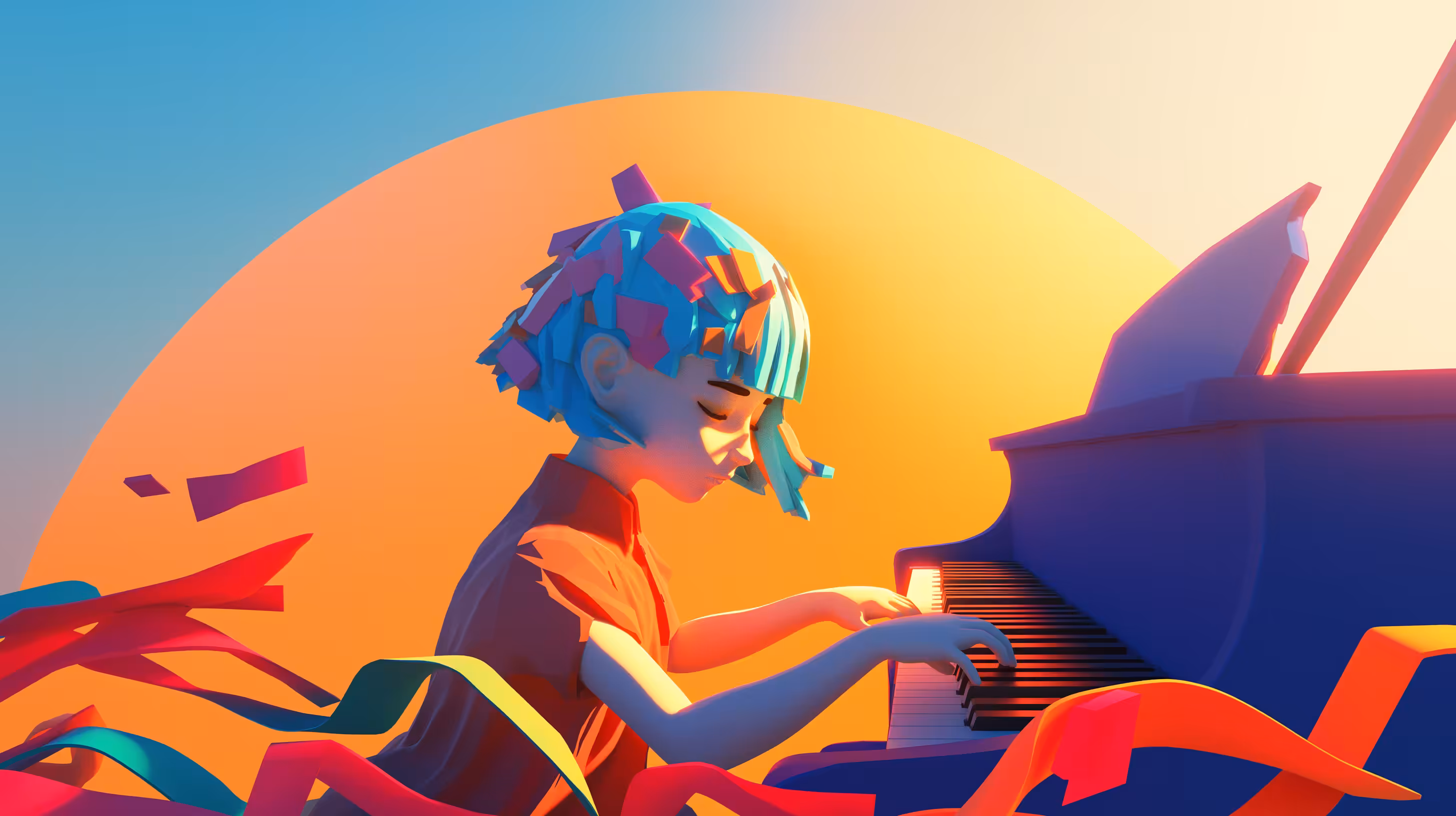 HEAVENS: The Piano Girl
