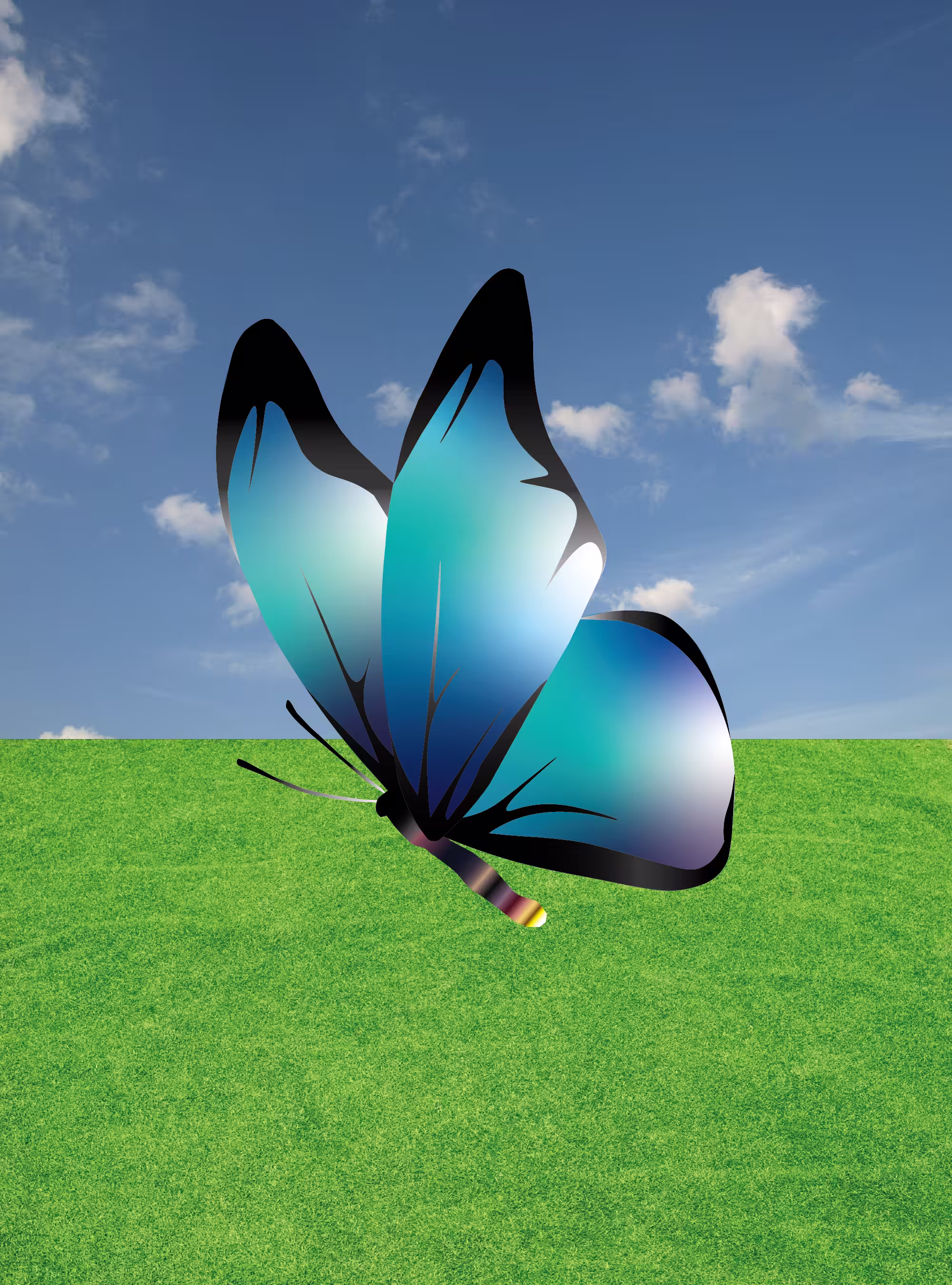 Flying counterclockwise