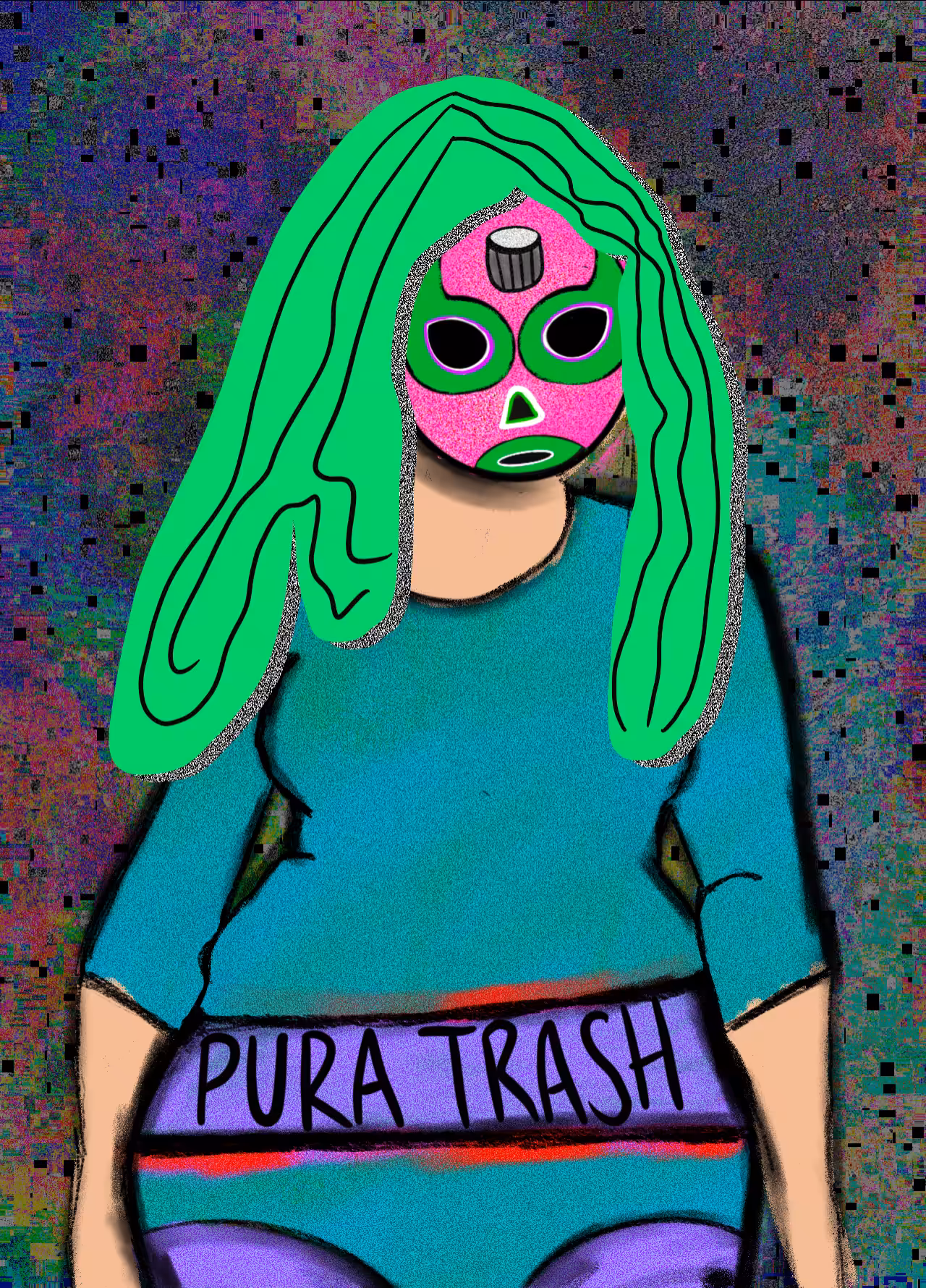 NFT luchadora #75