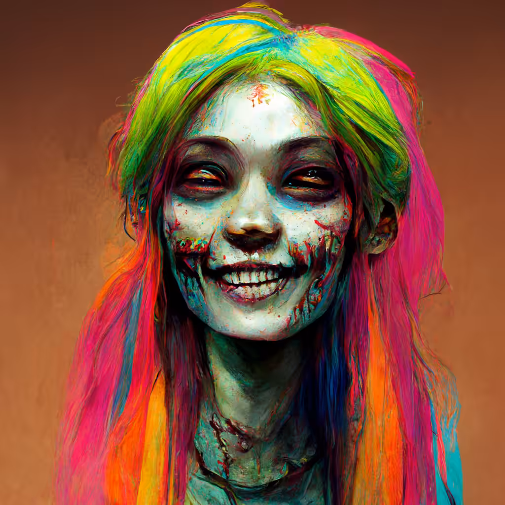 Colorful Zombie #1
