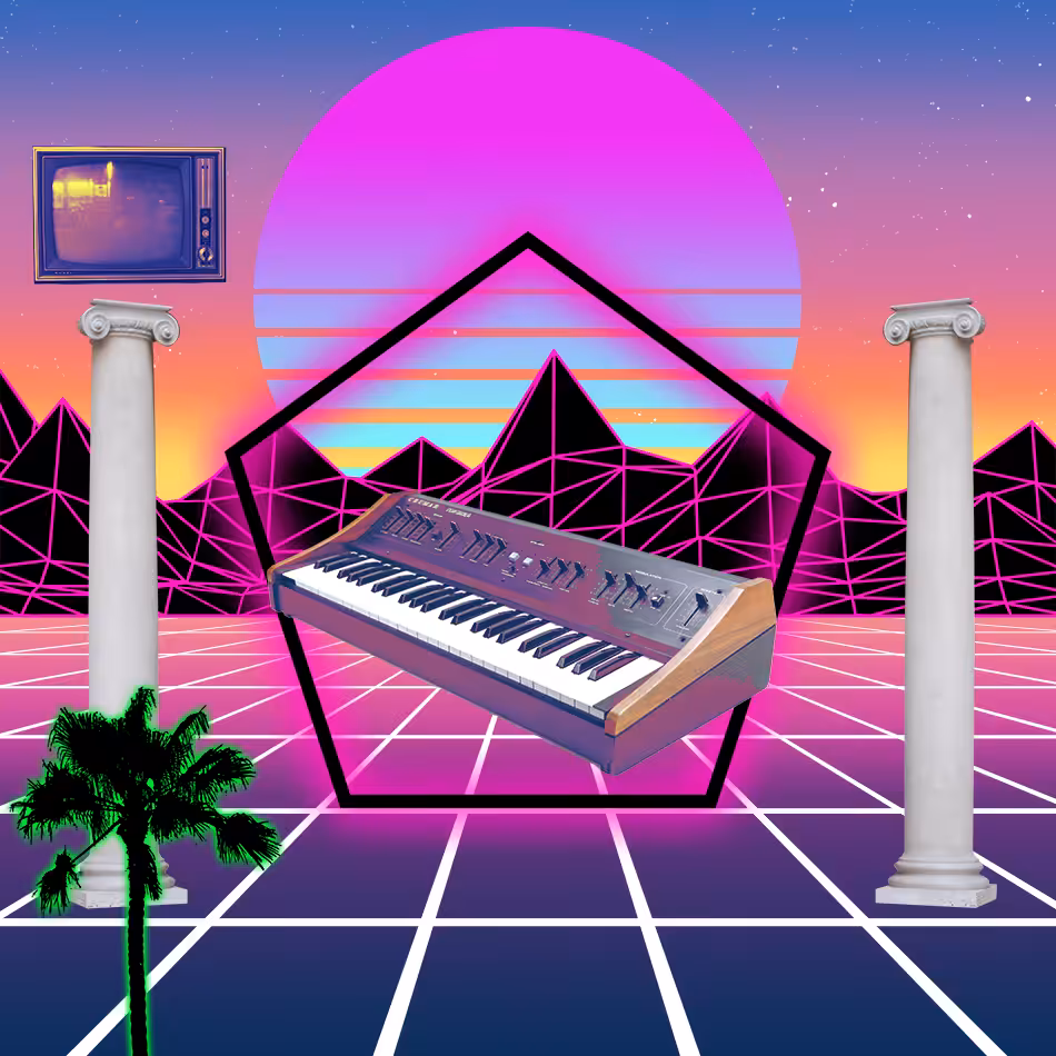 S Y N T H W A V E Nightlife Generator #21