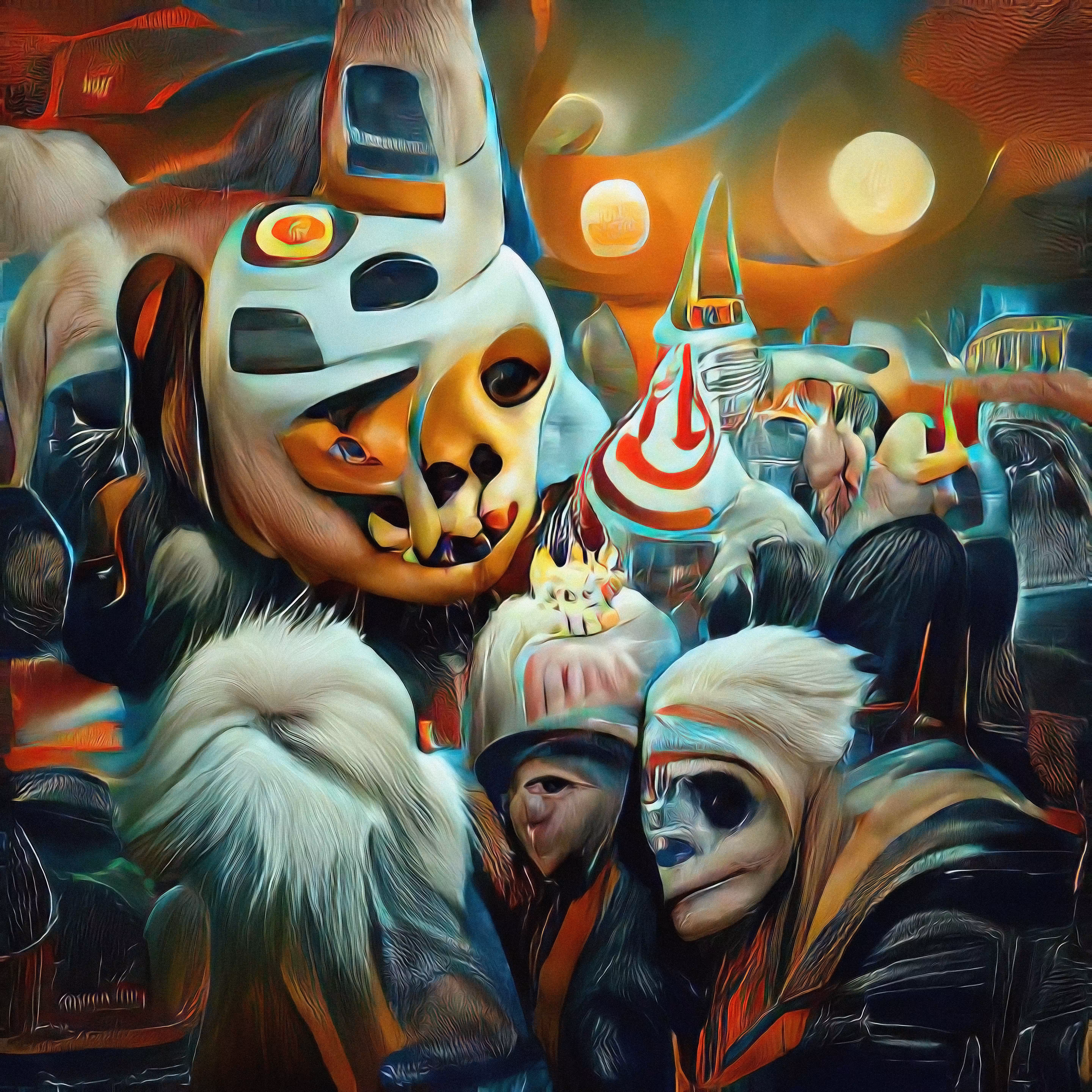 A Cyberpunk Halloween Carnival