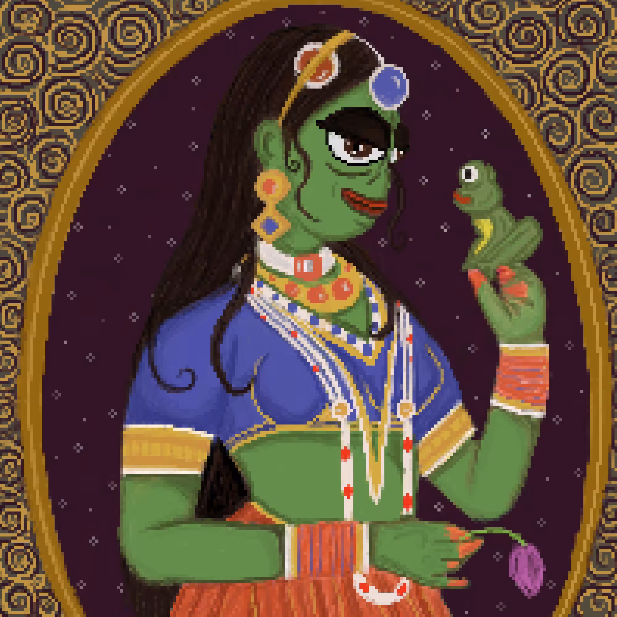 Pepe King Meets The Indian Princess