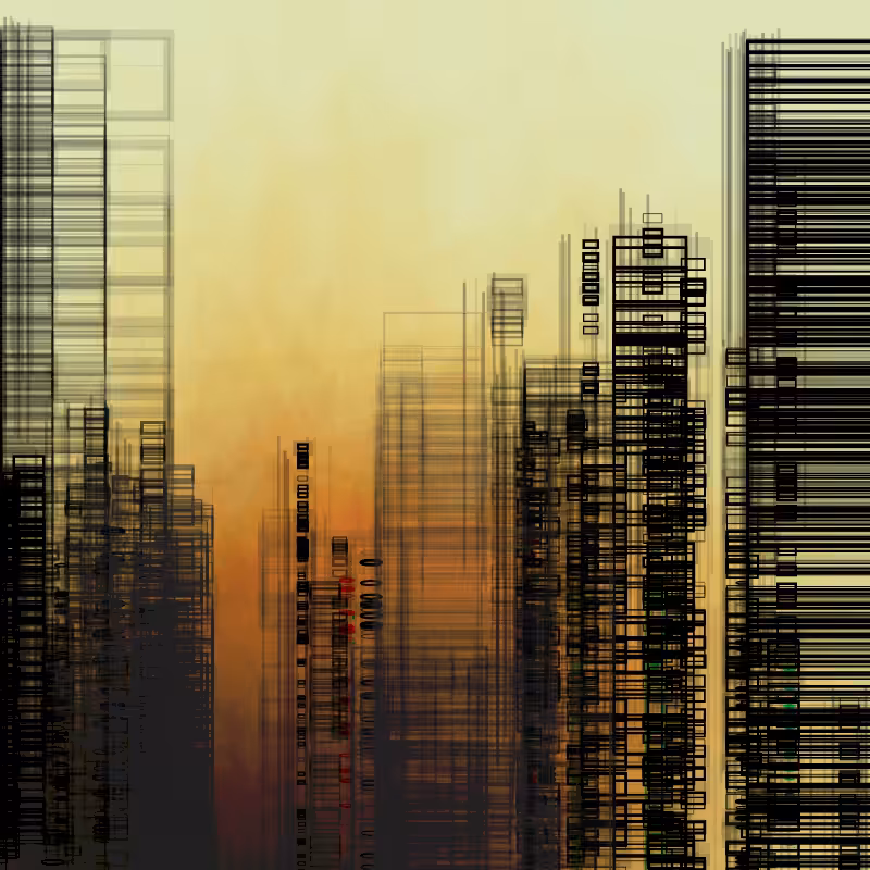 Contemporary building sketches #86