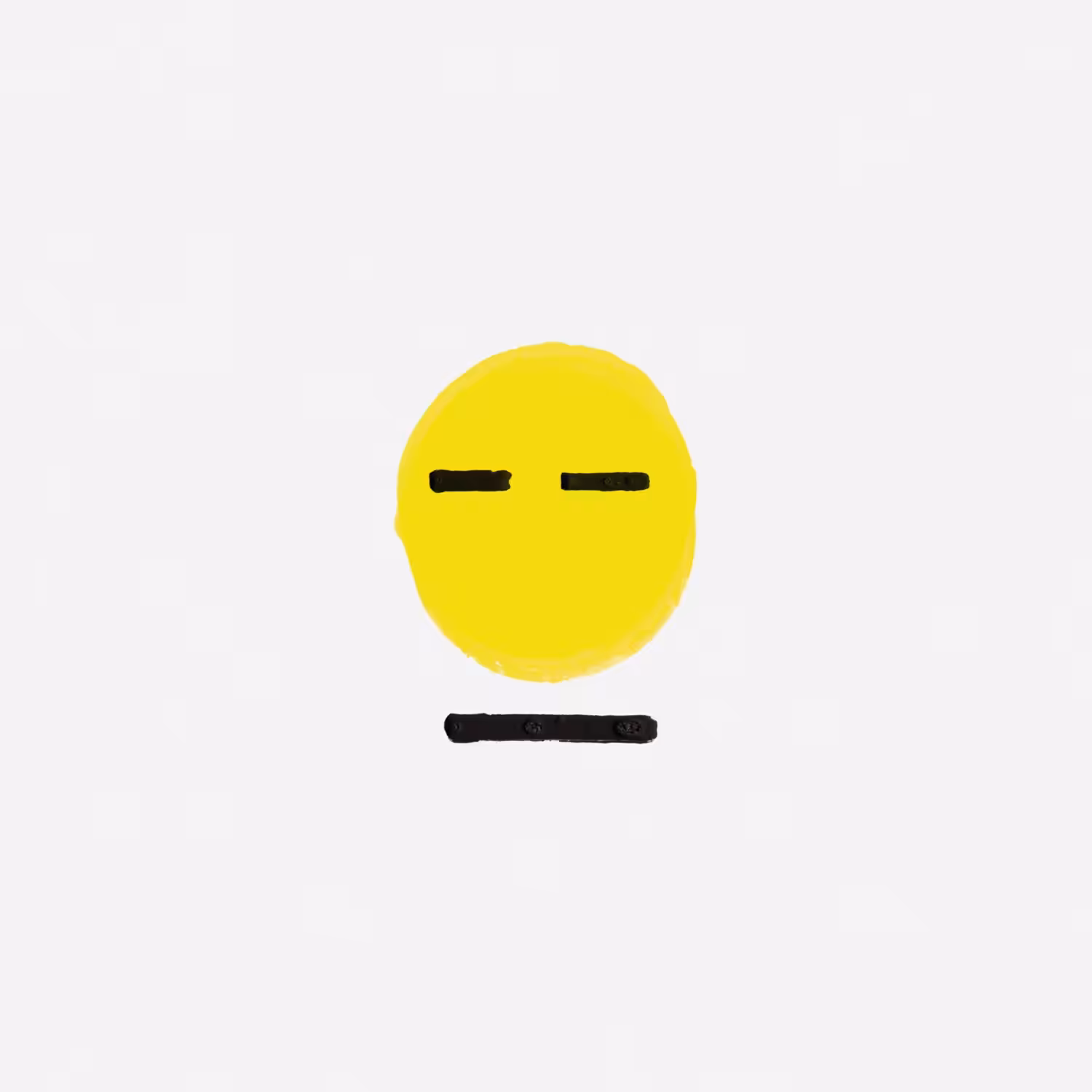 U+1F611 Expressionless Face