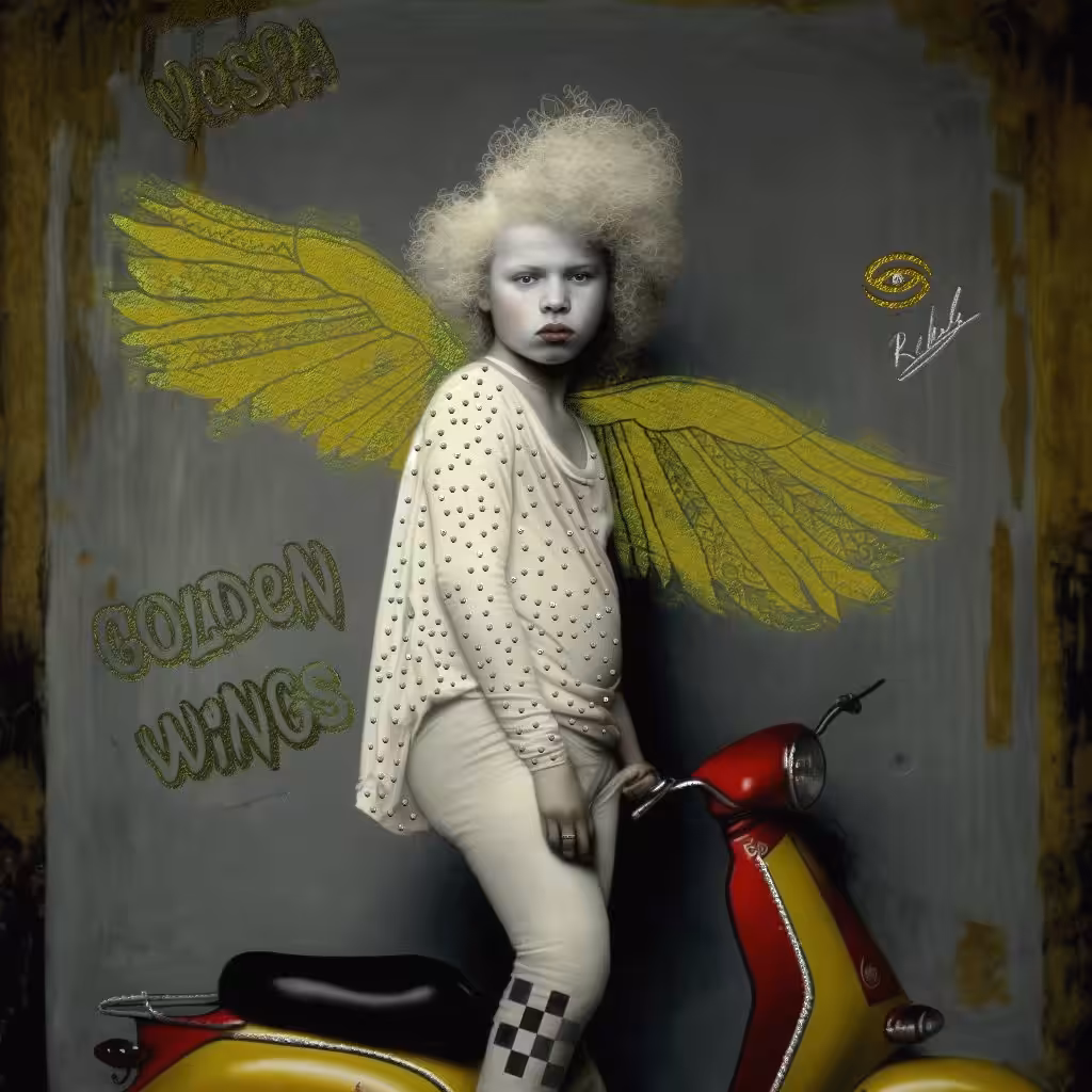 Vespa-Golden Wings